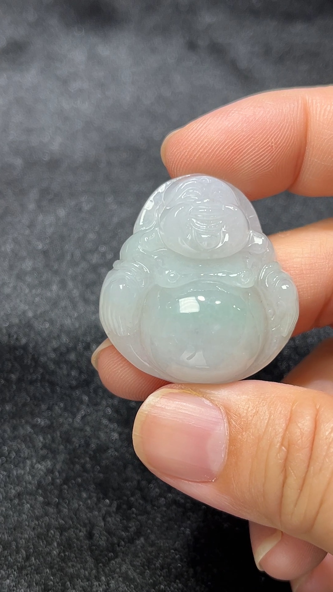 笑納百福|天然A級翡翠佛公吊墜 翡翠直播#291 1 笑納百福|天然A級翡翠佛公吊墜 翡翠直播#291