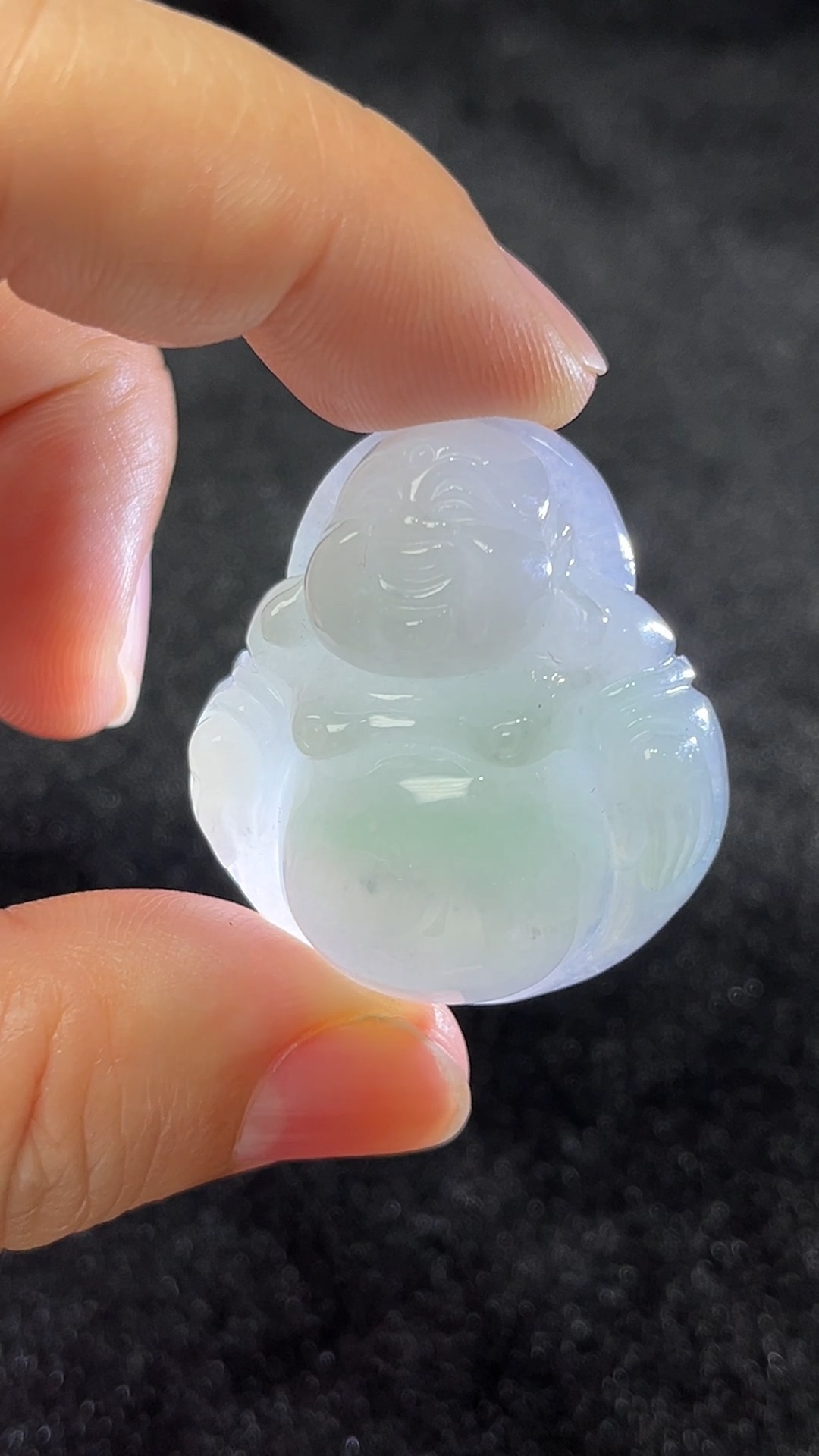 笑納百福|天然A級翡翠佛公吊墜 翡翠直播#291 11 笑納百福|天然A級翡翠佛公吊墜 翡翠直播#291 - Image 11