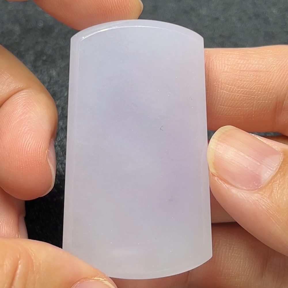 天然A級翡翠紫羅蘭無事牌 翡翠直播#293