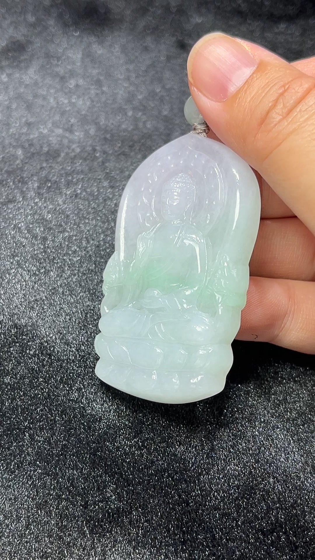 春光佛慧|天然A級春彩翡翠大日如來吊墜 翡翠直播#293 6 春光佛慧|天然A級春彩翡翠大日如來吊墜 翡翠直播#293 - Image 6