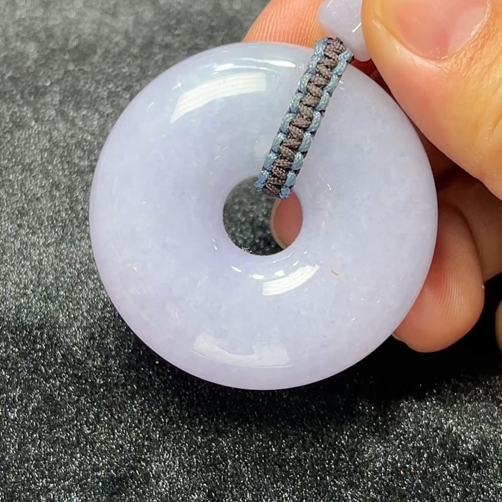 無事則福｜直播專場紫羅蘭平安環翡翠吊墜 #295