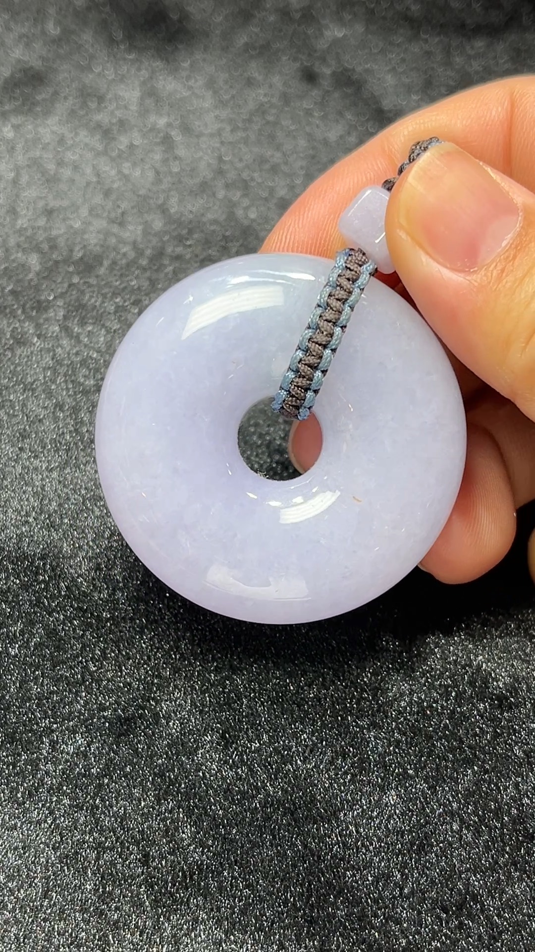 無事則福|直播專場紫羅蘭平安環翡翠吊墜 #295 1 無事則福|直播專場紫羅蘭平安環翡翠吊墜 #295