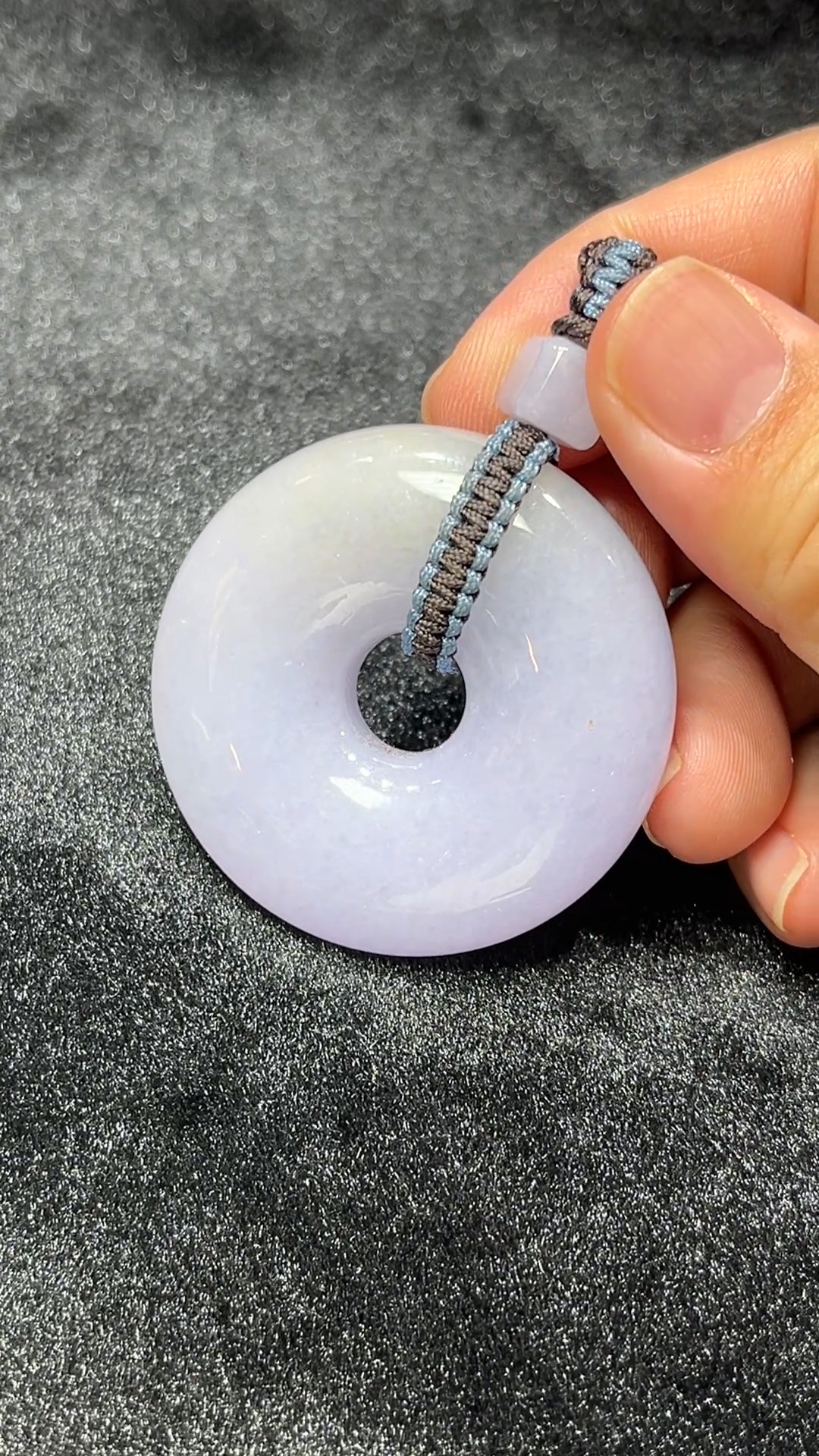 無事則福|直播專場紫羅蘭平安環翡翠吊墜 #295 2 無事則福|直播專場紫羅蘭平安環翡翠吊墜 #295 - Image 2