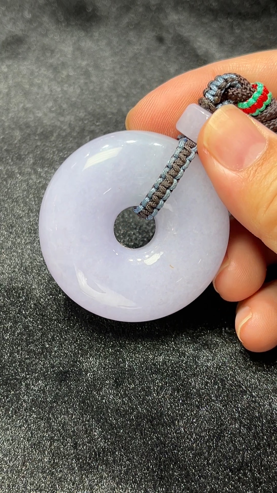 無事則福|直播專場紫羅蘭平安環翡翠吊墜 #295 4 無事則福|直播專場紫羅蘭平安環翡翠吊墜 #295 - Image 4