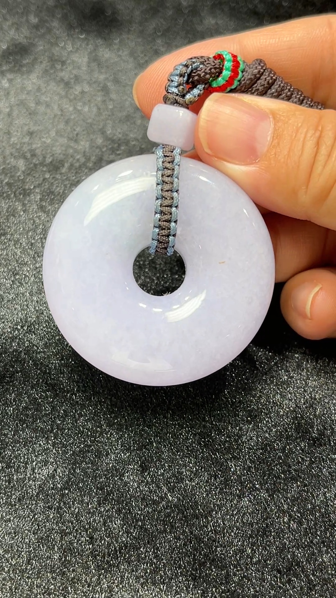 無事則福|直播專場紫羅蘭平安環翡翠吊墜 #295 5 無事則福|直播專場紫羅蘭平安環翡翠吊墜 #295 - Image 5