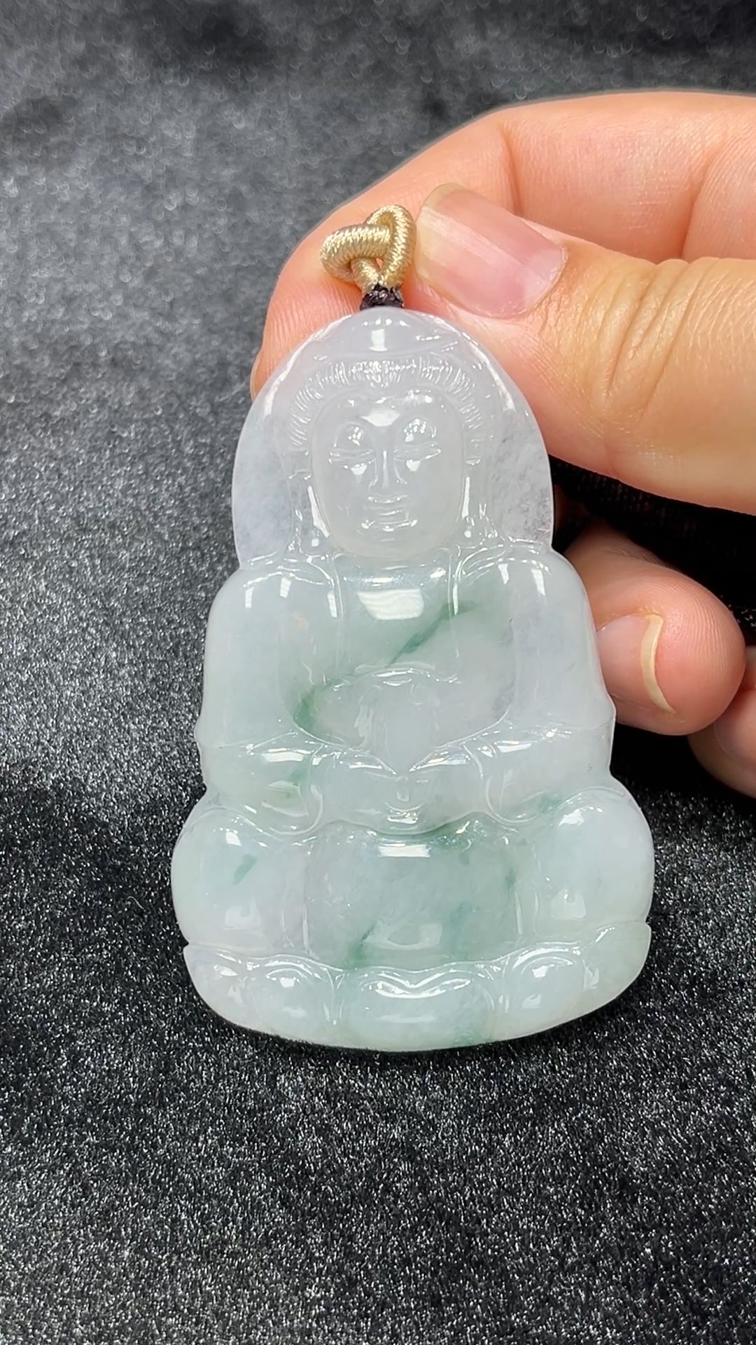 觀音庇佑|天然A級翡翠守護吊墜 翡翠直播#296 4 觀音庇佑|天然A級翡翠守護吊墜 翡翠直播#296 - Image 4