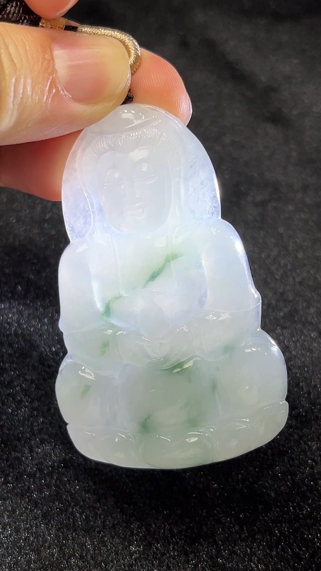 觀音庇佑|天然A級翡翠守護吊墜 翡翠直播#296 6 觀音庇佑|天然A級翡翠守護吊墜 翡翠直播#296 - Image 6
