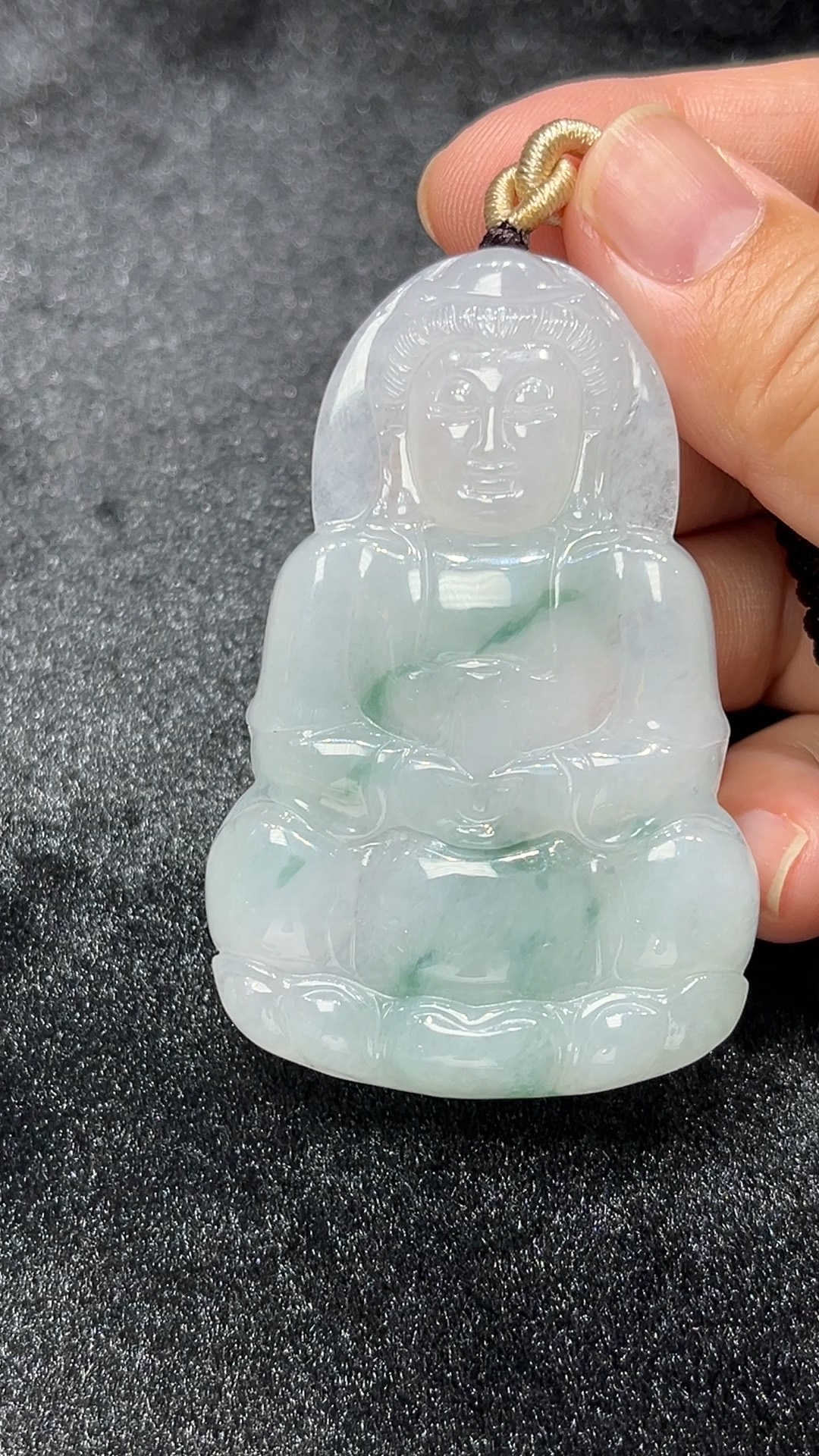 觀音庇佑|天然A級翡翠守護吊墜 翡翠直播#296 7 觀音庇佑|天然A級翡翠守護吊墜 翡翠直播#296 - Image 7