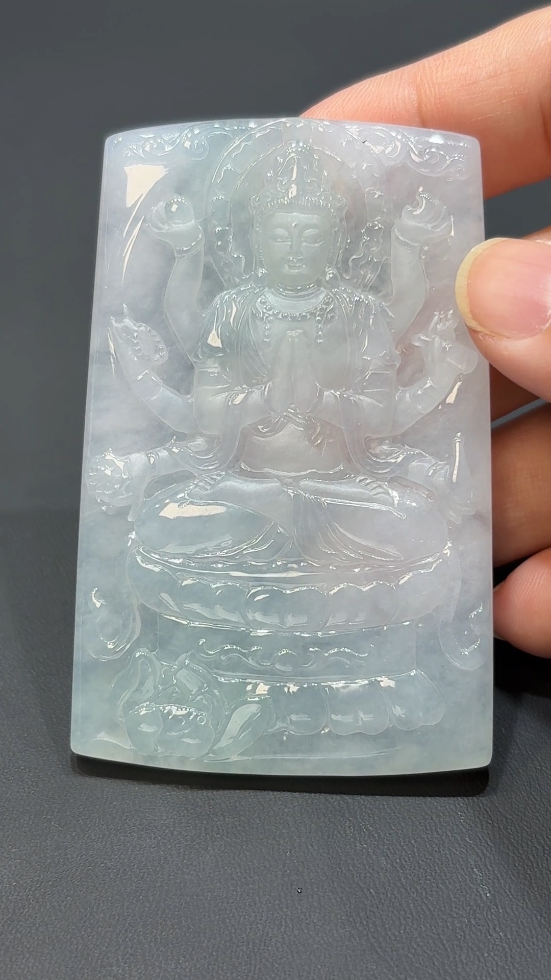 千願守護|天然A級翡翠千手觀音吊墜 #314 1 千願守護|天然A級翡翠千手觀音吊墜 #314