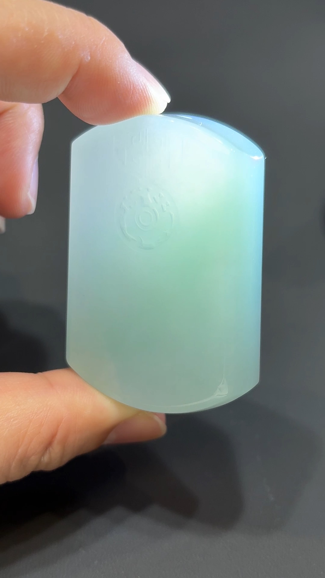 沉靜之力|天然A貨厚板翡翠古風牌墜飾 #315 8 沉靜之力|天然A貨厚板翡翠古風牌墜飾 #315 - Image 8