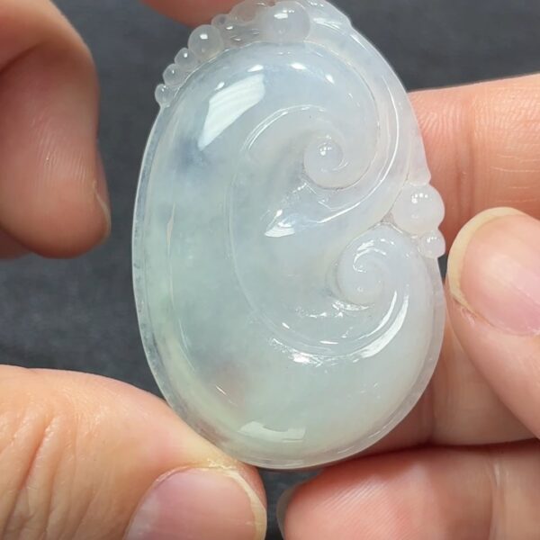 白玉凝願.如意隨心 天然翡翠玉扳指 直播編號#334