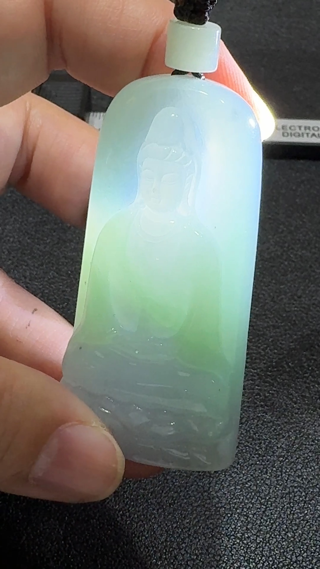 靈翠守慈・紫綠觀音之心 翡翠吊墜 直播編號#341 9 靈翠守慈・紫綠觀音之心 翡翠吊墜 直播編號#341 - Image 9