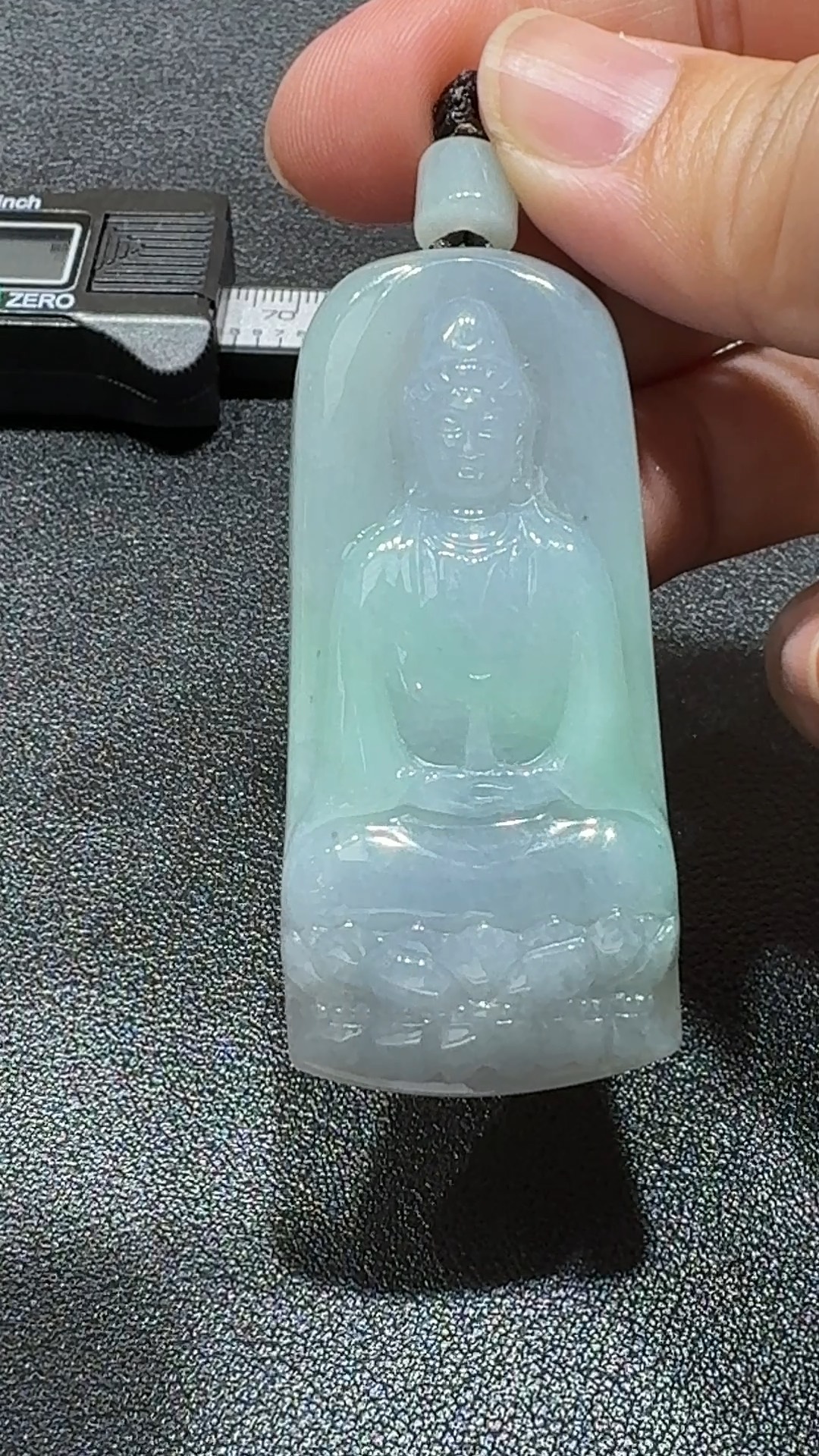 靈翠守慈・紫綠觀音之心 翡翠吊墜 直播編號#341 5 靈翠守慈・紫綠觀音之心 翡翠吊墜 直播編號#341 - Image 5