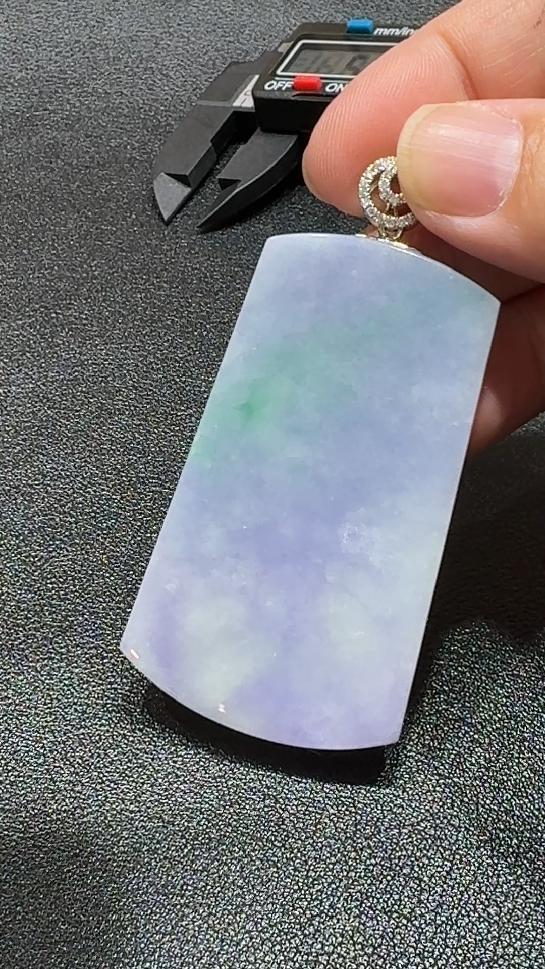 紫翠無相・平安映心牌 翡翠吊墜 編號#343 5 紫翠無相・平安映心牌 翡翠吊墜 編號#343 - Image 5