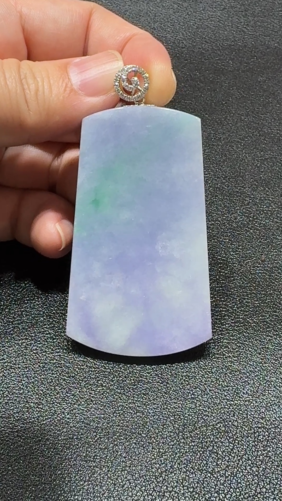 紫翠無相・平安映心牌 翡翠吊墜 編號#343 6 紫翠無相・平安映心牌 翡翠吊墜 編號#343 - Image 6