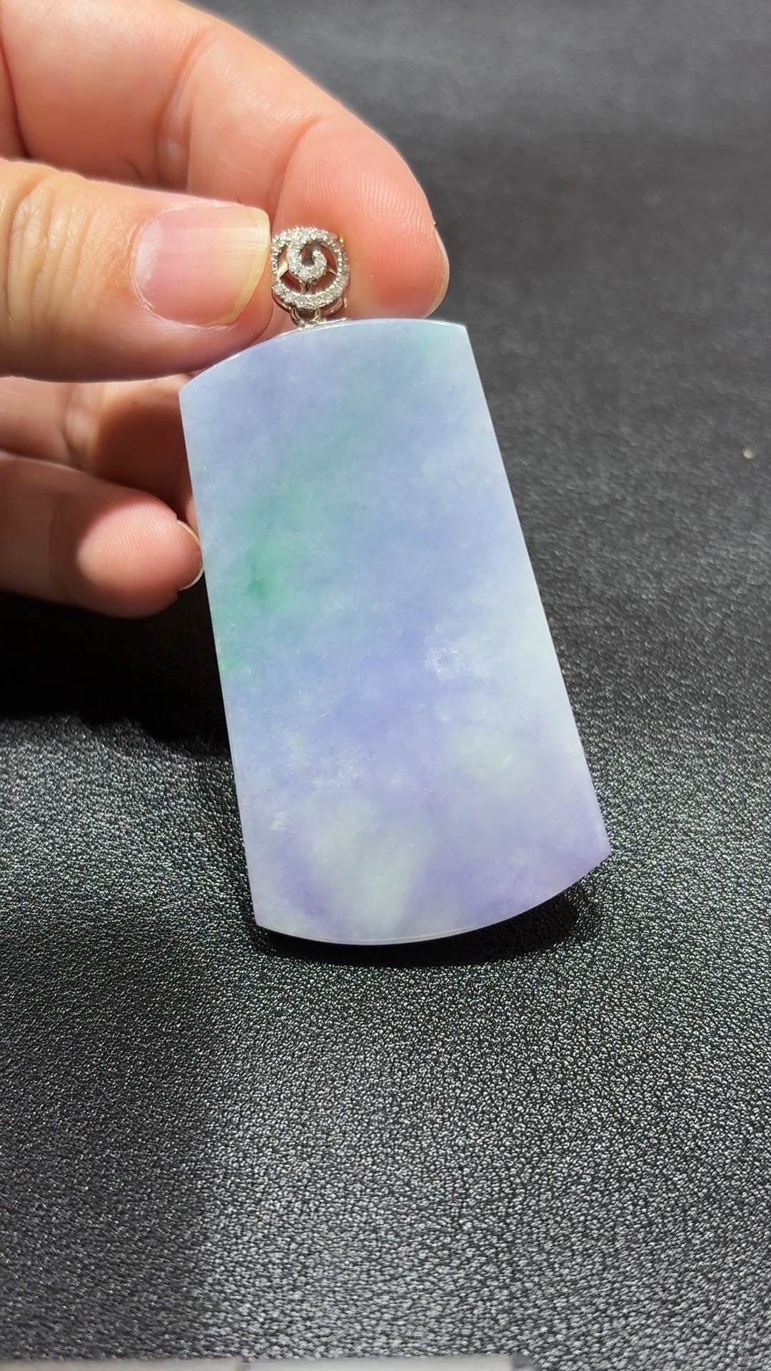 紫翠無相・平安映心牌 翡翠吊墜 編號#343 7 紫翠無相・平安映心牌 翡翠吊墜 編號#343 - Image 7