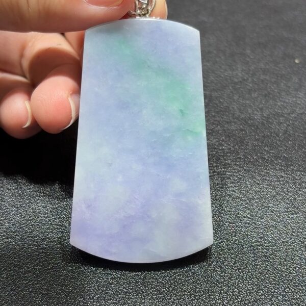 紫翠無相・平安映心牌 翡翠吊墜 直播編號#343