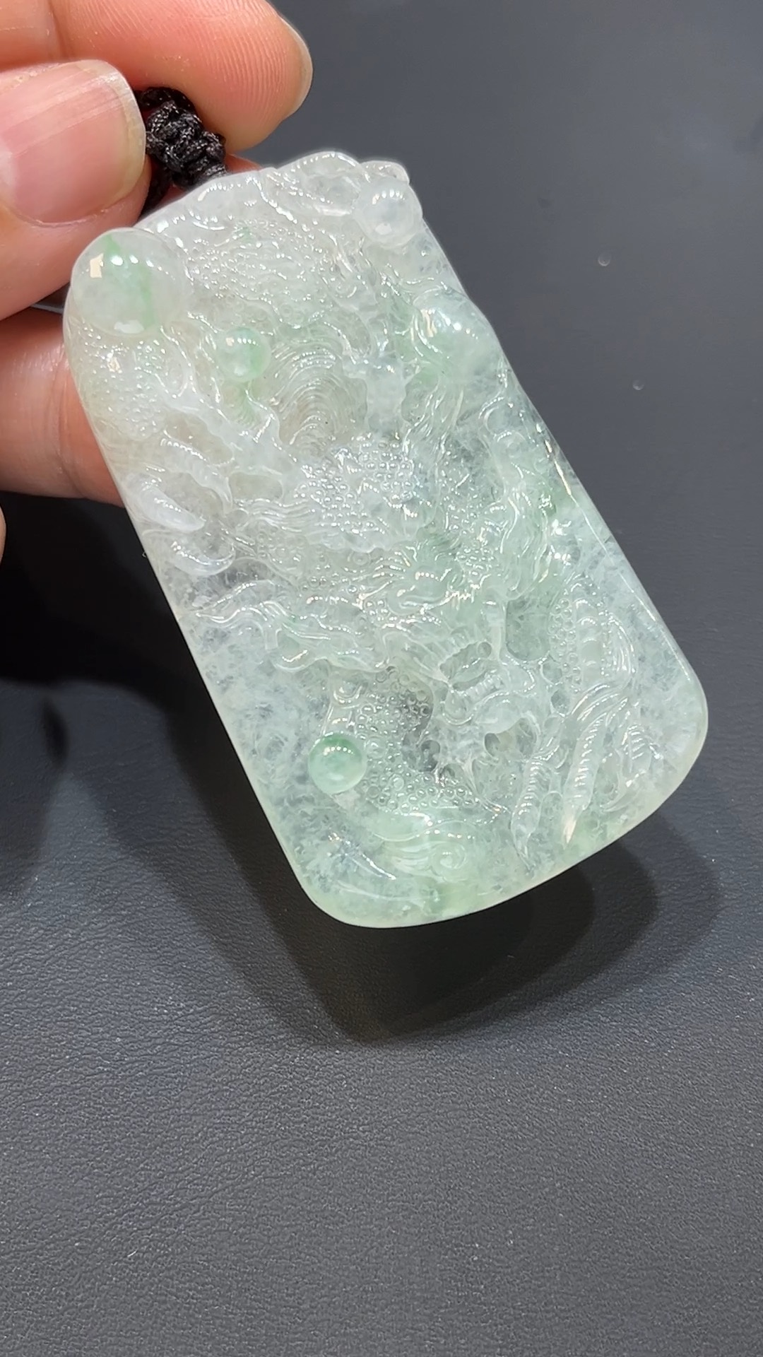 翡翠玉器精選 飄花龍影・力量與靈氣共融翡翠吊墜 編號#362 7 翡翠玉器精選 飄花龍影・力量與靈氣共融翡翠吊墜 編號#362 - Image 7