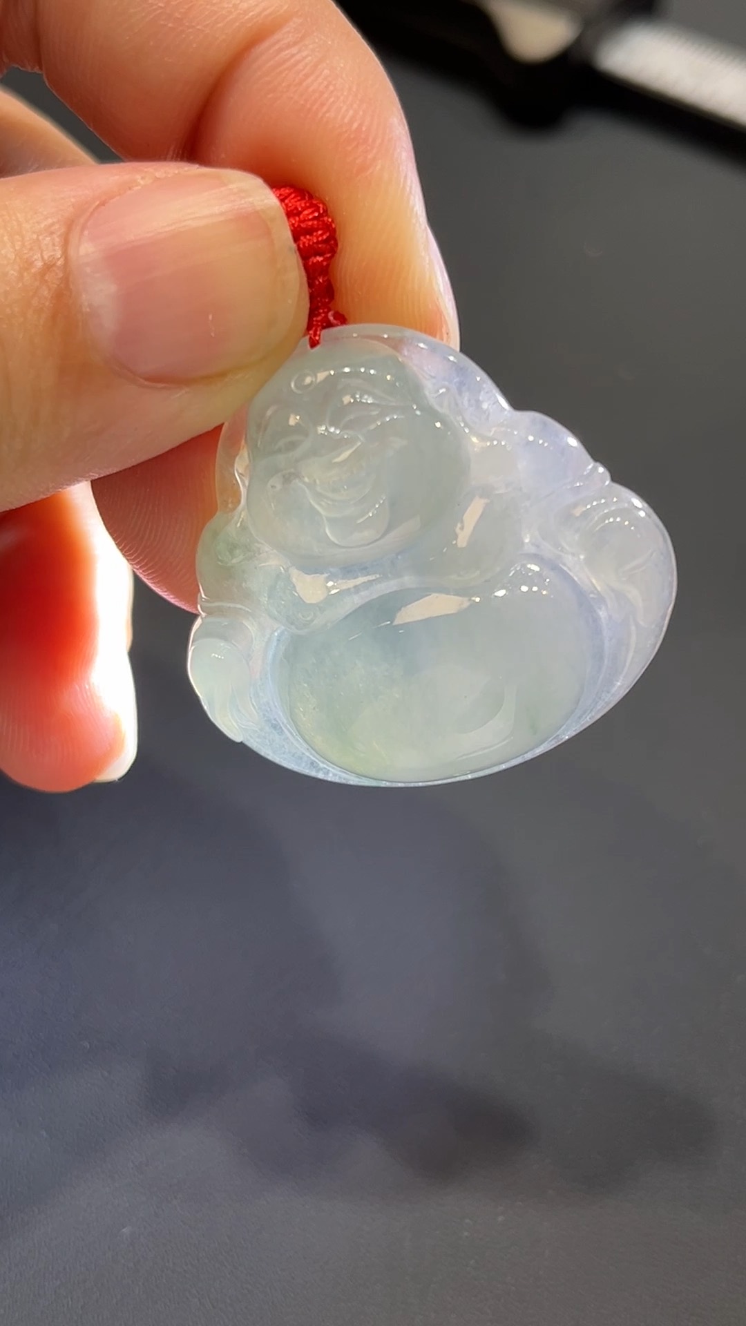 翡翠玉器精選 澤綿延・天然翡翠佛公 吊墜 編號#365 4 翡翠玉器精選 澤綿延・天然翡翠佛公 吊墜 編號#365 - Image 4