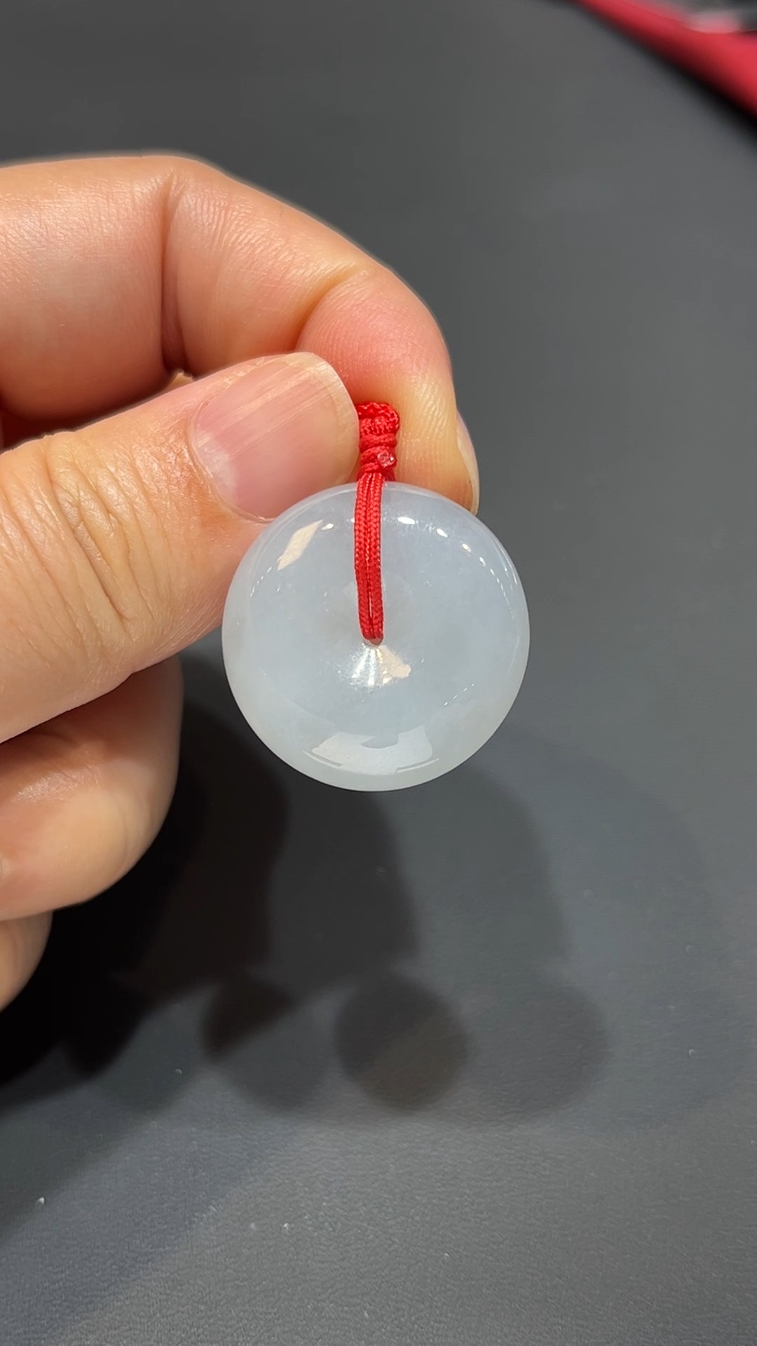 翡翠玉器精選 幼潤玉扣・#374純淨小巧翡翠平安扣 1 翡翠玉器精選 幼潤玉扣・#374純淨小巧翡翠平安扣