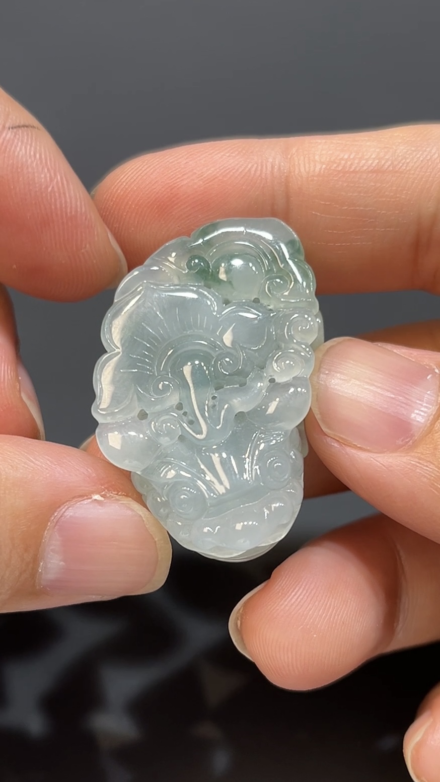 翡翠玉器精選 編號#403・翡翠貔貅守財靈獸吊墜 7 翡翠玉器精選 編號#403・翡翠貔貅守財靈獸吊墜 - Image 7