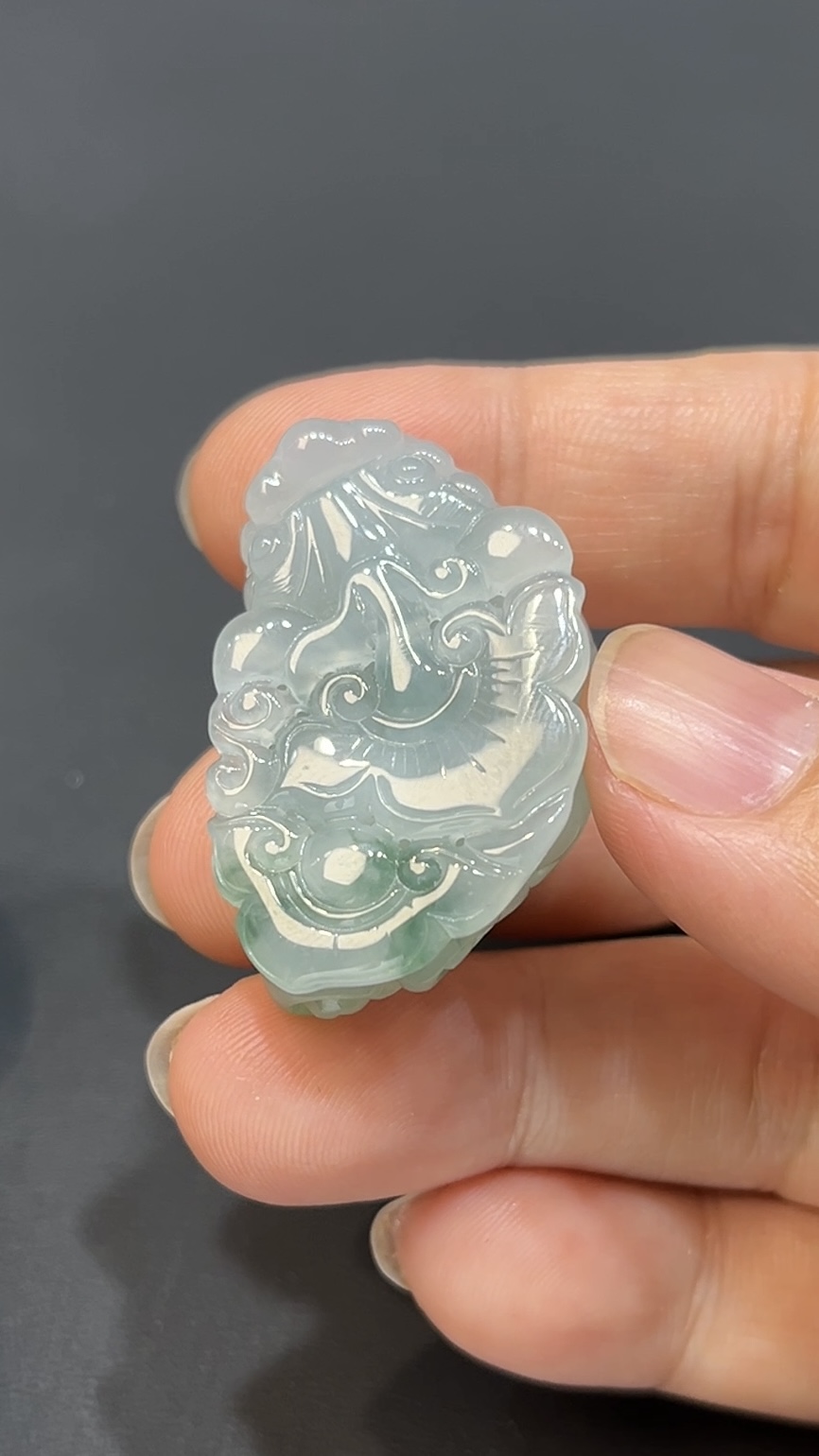 翡翠玉器精選 編號#403・翡翠貔貅守財靈獸吊墜 2 翡翠玉器精選 編號#403・翡翠貔貅守財靈獸吊墜 - Image 2