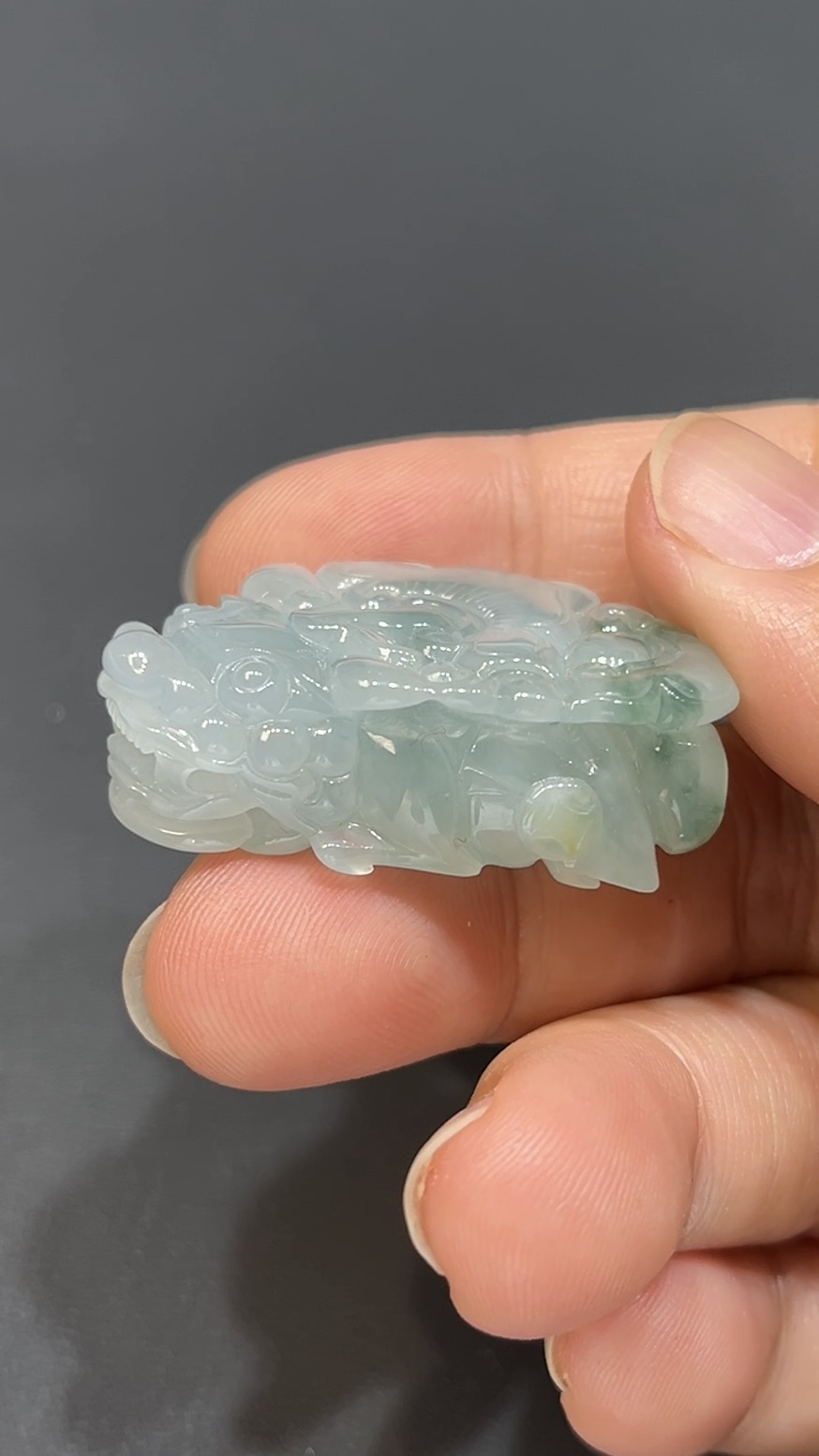 翡翠玉器精選 編號#403・翡翠貔貅守財靈獸吊墜 4 翡翠玉器精選 編號#403・翡翠貔貅守財靈獸吊墜 - Image 4