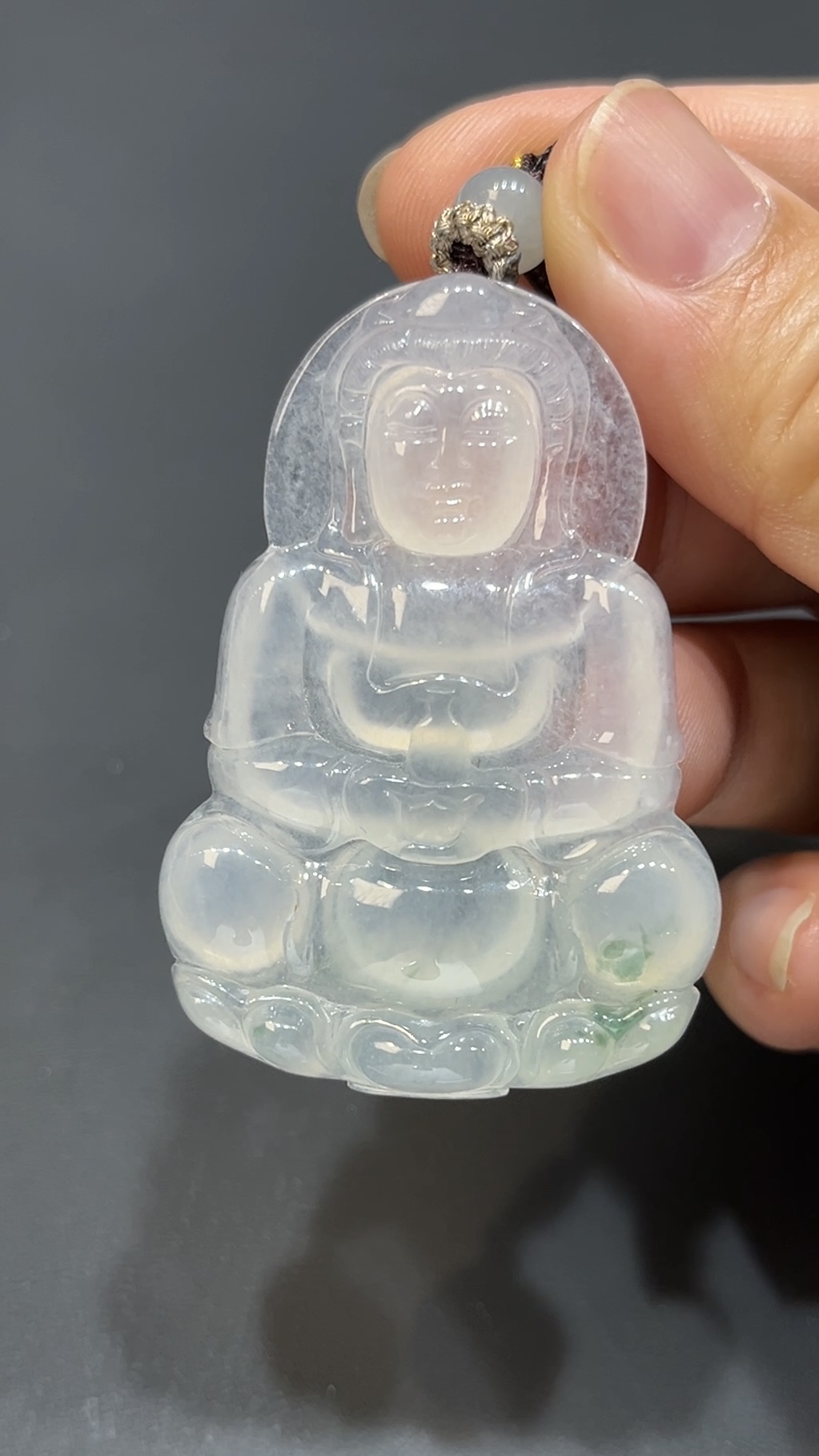 翡翠玉器精選 冰心聖韻・翡翠觀音玉吊墜 編號# 420 6 翡翠玉器精選 冰心聖韻・翡翠觀音玉吊墜 編號# 420 - Image 6