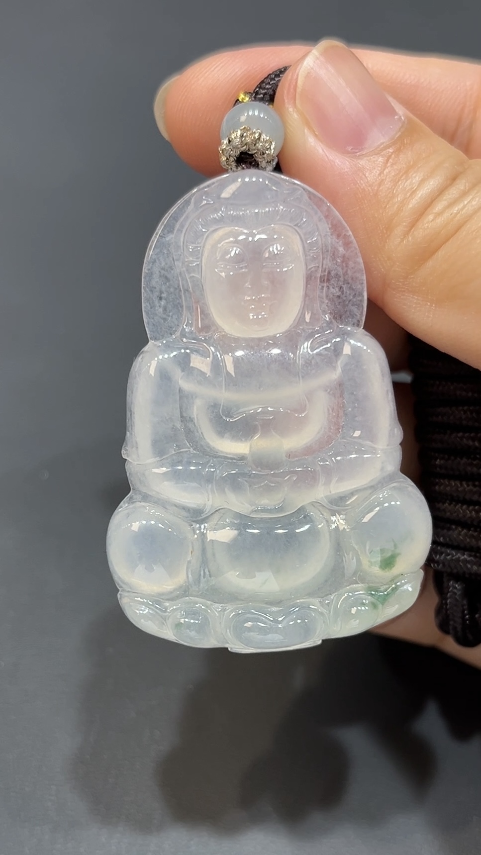 翡翠玉器精選 冰心聖韻・翡翠觀音玉吊墜 編號# 420 5 翡翠玉器精選 冰心聖韻・翡翠觀音玉吊墜 編號# 420 - Image 5
