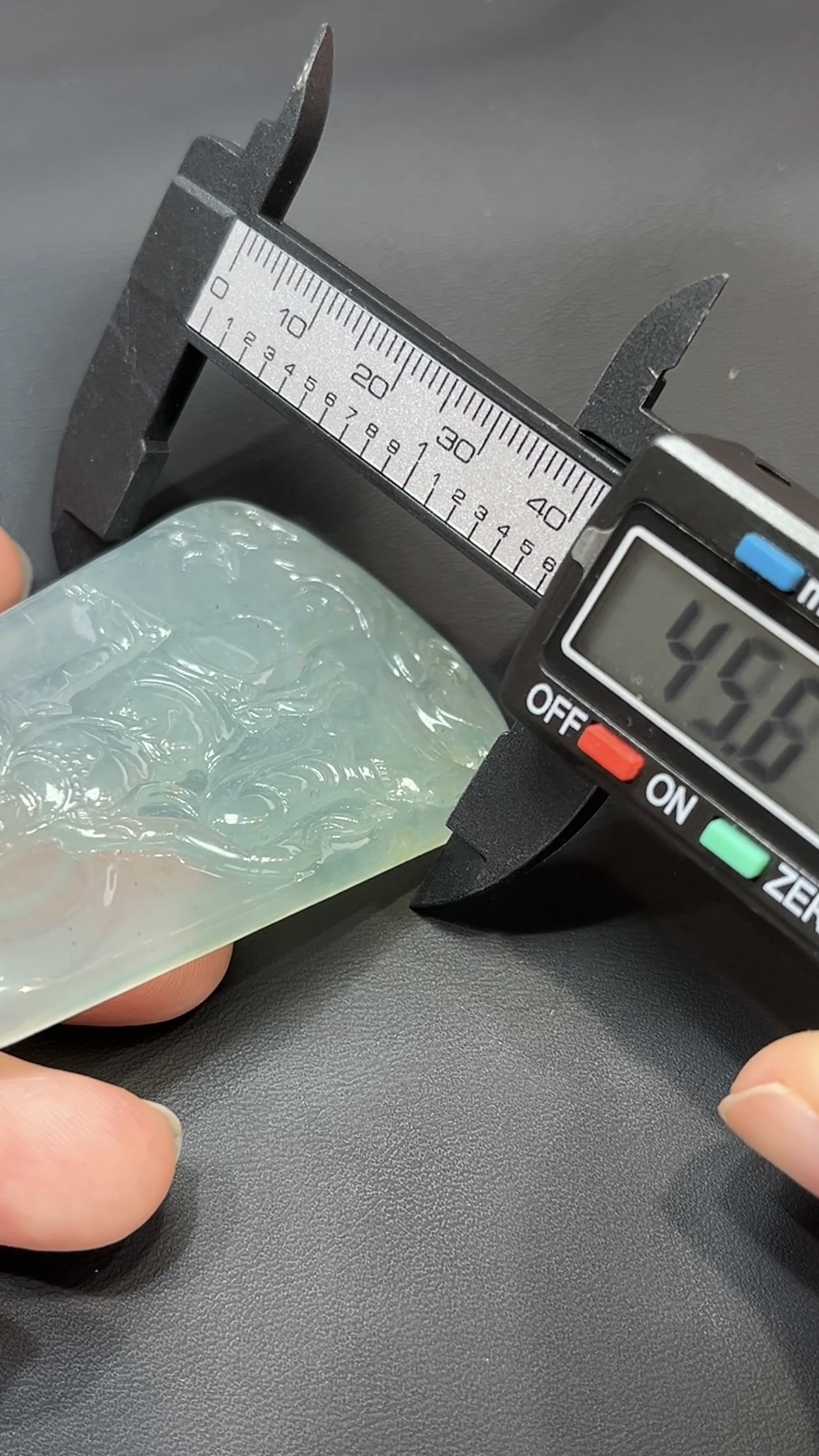 翡翠玉器精選 冰韻自在・高品質冰透翡翠自在觀音薩牌 編號#426 8 翡翠玉器精選 冰韻自在・高品質冰透翡翠自在觀音薩牌 編號#426 - Image 8