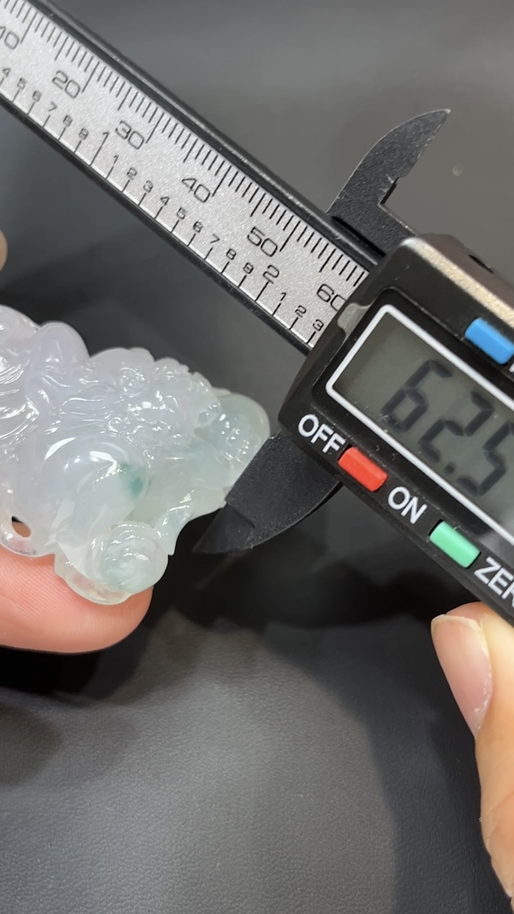 翡翠玉器精選 智光威儀・高品質翡翠文殊菩薩玉吊墜 編號# 430 7 翡翠玉器精選 智光威儀・高品質翡翠文殊菩薩玉吊墜 編號# 430 - Image 7