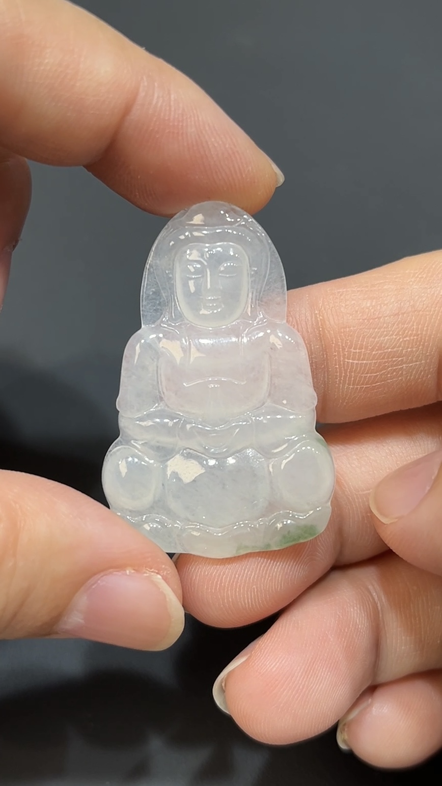 翡翠玉器精選 法相莊嚴・翡翠正裝觀音永恆款玉吊墜 編號# 431 1 翡翠玉器精選 法相莊嚴・翡翠正裝觀音永恆款玉吊墜 編號# 431
