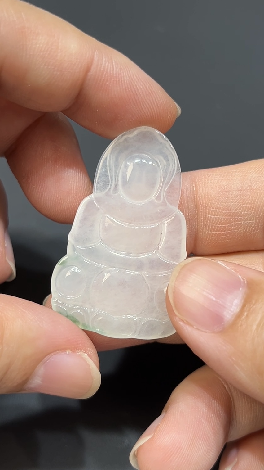 翡翠玉器精選 法相莊嚴・翡翠正裝觀音永恆款玉吊墜 編號# 431 3 翡翠玉器精選 法相莊嚴・翡翠正裝觀音永恆款玉吊墜 編號# 431 - Image 3