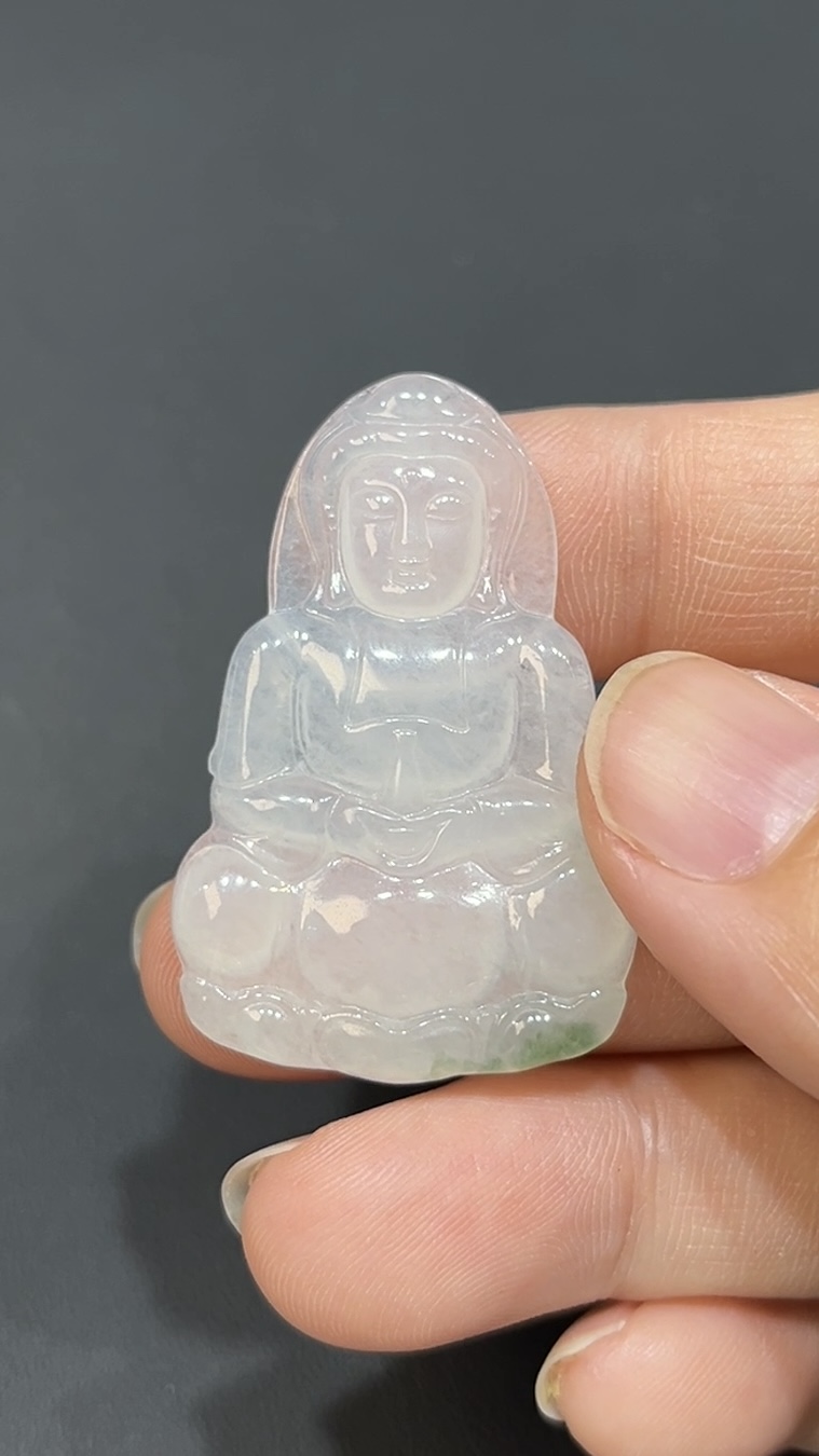 翡翠玉器精選 法相莊嚴・翡翠正裝觀音永恆款玉吊墜 編號# 431 2 翡翠玉器精選 法相莊嚴・翡翠正裝觀音永恆款玉吊墜 編號# 431 - Image 2