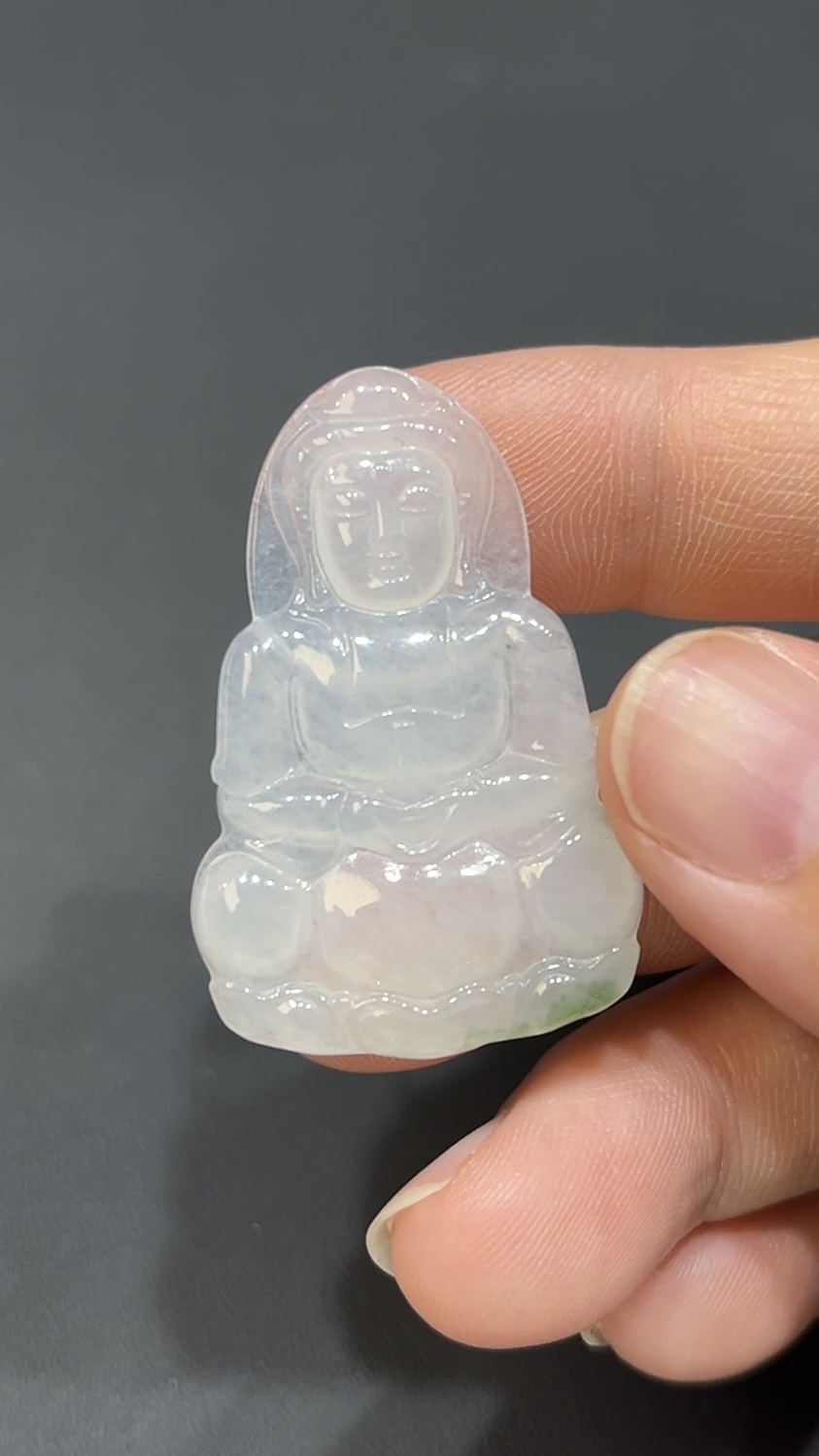 翡翠玉器精選 法相莊嚴・翡翠正裝觀音永恆款玉吊墜 編號# 431 9 翡翠玉器精選 法相莊嚴・翡翠正裝觀音永恆款玉吊墜 編號# 431 - Image 9