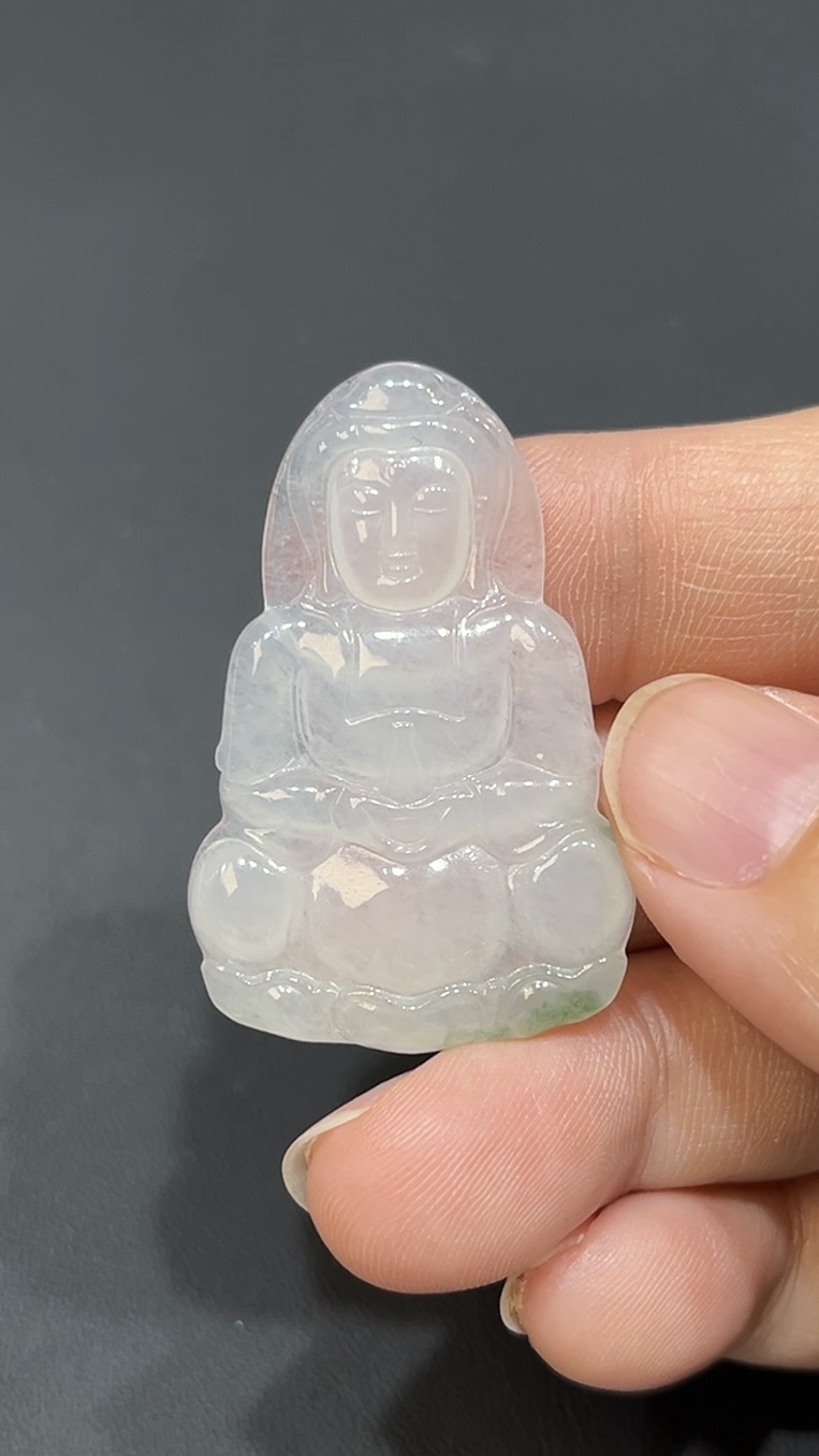 翡翠玉器精選 法相莊嚴・翡翠正裝觀音永恆款玉吊墜 編號# 431 10 翡翠玉器精選 法相莊嚴・翡翠正裝觀音永恆款玉吊墜 編號# 431 - Image 10