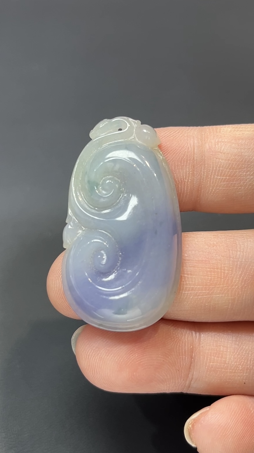 祥意流光・天然紫翡翠如意吊墜 #編號447 8 祥意流光・天然紫翡翠如意吊墜 #編號447 - Image 8