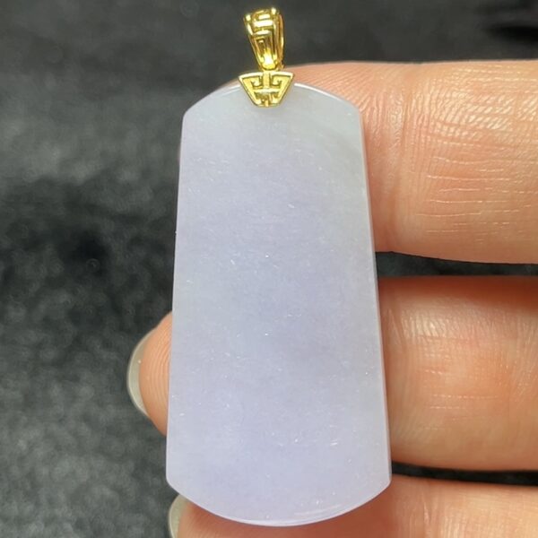 翡翠無事牌吊墜 是心靈的祝願，也是玉石的寄語 #編號458