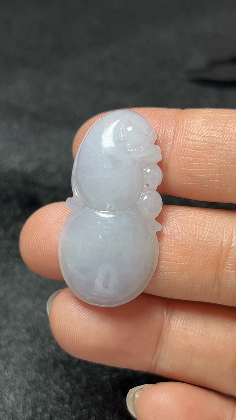 天然淺紫翡翠葫蘆吊墜|吉祥玉器推薦 #編號456 2 天然淺紫翡翠葫蘆吊墜|吉祥玉器推薦 #編號456 - Image 2