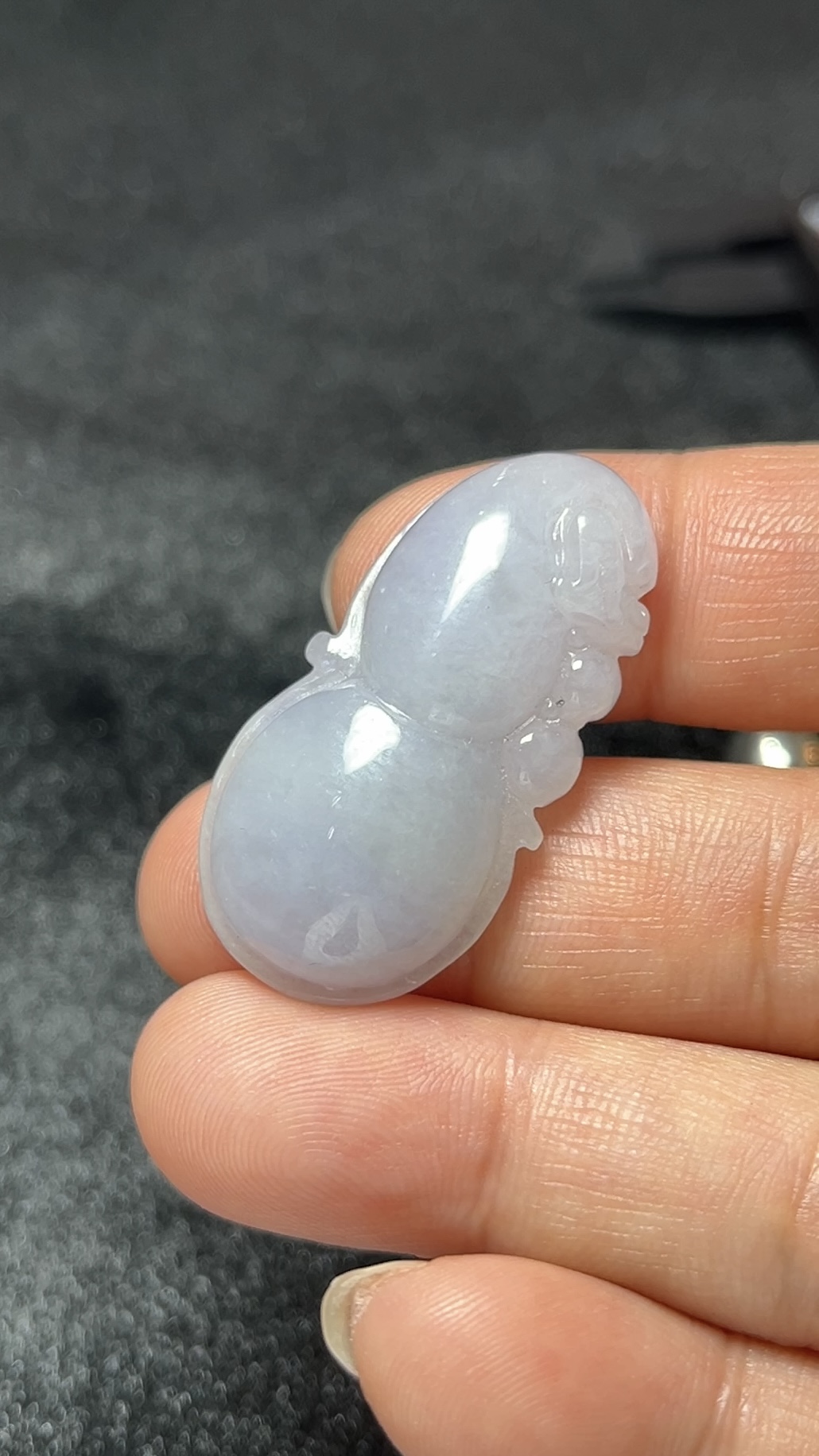 天然淺紫翡翠葫蘆吊墜|吉祥玉器推薦 #編號456 5 天然淺紫翡翠葫蘆吊墜|吉祥玉器推薦 #編號456 - Image 5