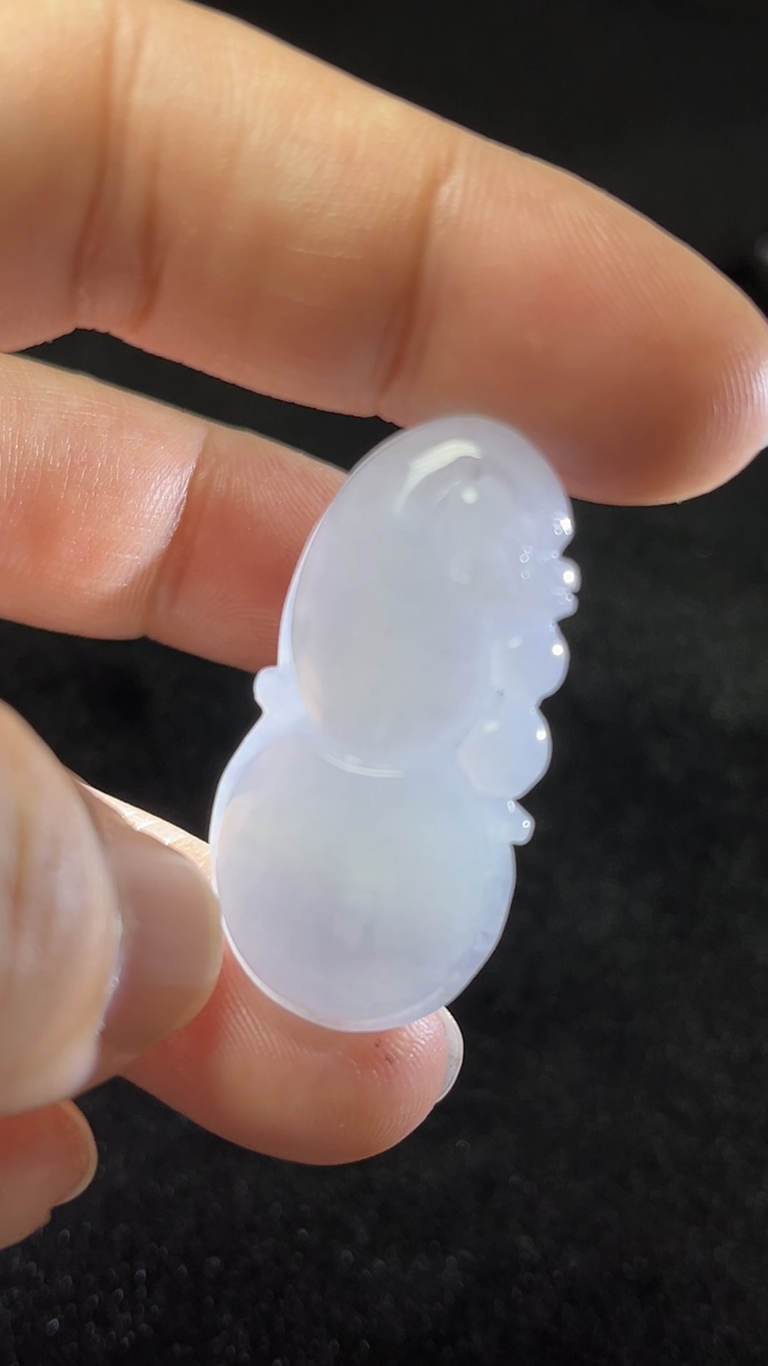 天然淺紫翡翠葫蘆吊墜|吉祥玉器推薦 #編號456 6 天然淺紫翡翠葫蘆吊墜|吉祥玉器推薦 #編號456 - Image 6