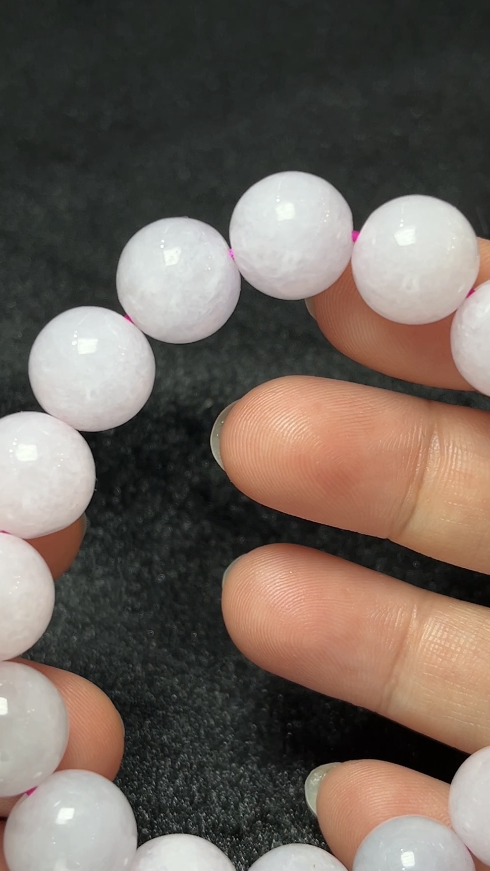 紫羅蘭翡翠圓珠手串|男女皆宜的 A 貨翡翠雅飾 天然玉器推薦 編號 #458 2 紫羅蘭翡翠圓珠手串|男女皆宜的 A 貨翡翠雅飾 天然玉器推薦 編號 #458 - Image 2