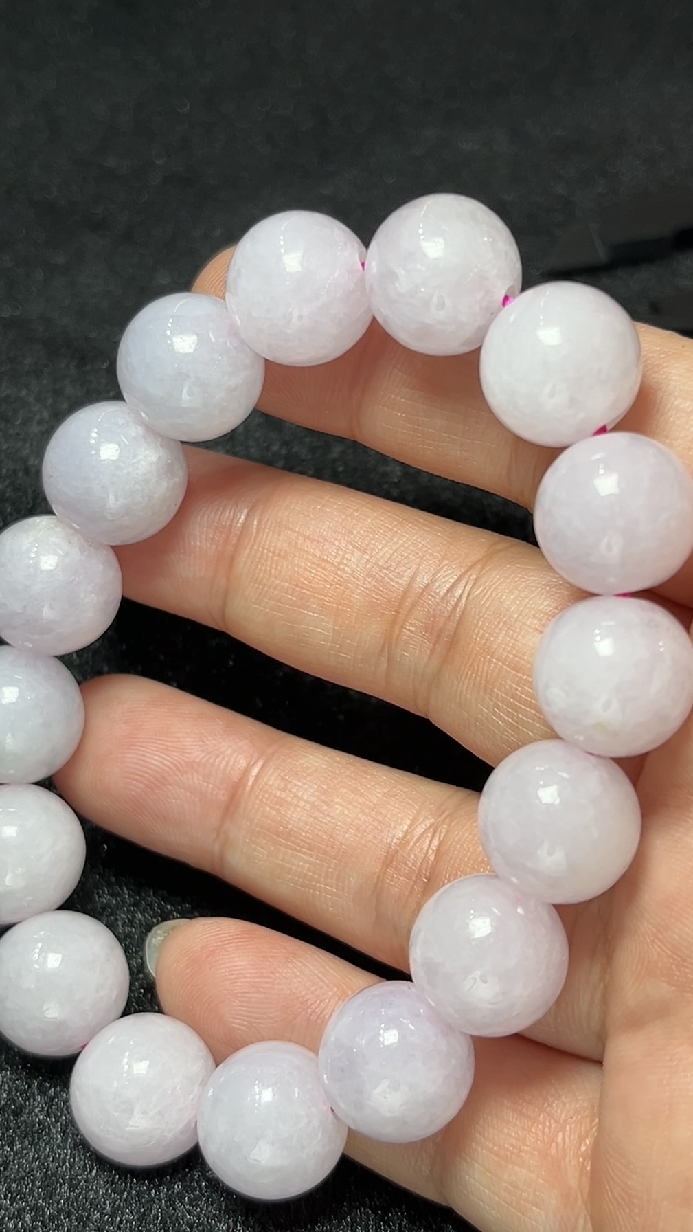 紫羅蘭翡翠圓珠手串|男女皆宜的 A 貨翡翠雅飾 天然玉器推薦 編號 #458 1 紫羅蘭翡翠圓珠手串|男女皆宜的 A 貨翡翠雅飾 天然玉器推薦 編號 #458