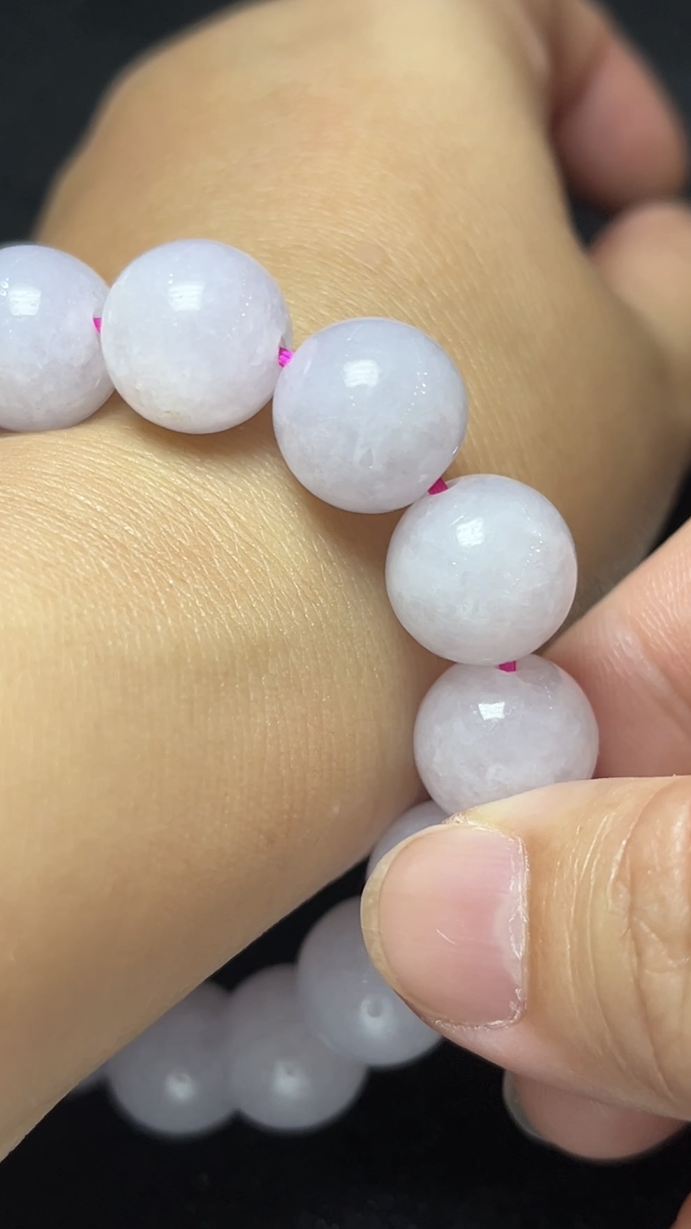 紫羅蘭翡翠圓珠手串|男女皆宜的 A 貨翡翠雅飾 天然玉器推薦 編號 #458 7 紫羅蘭翡翠圓珠手串|男女皆宜的 A 貨翡翠雅飾 天然玉器推薦 編號 #458 - Image 7