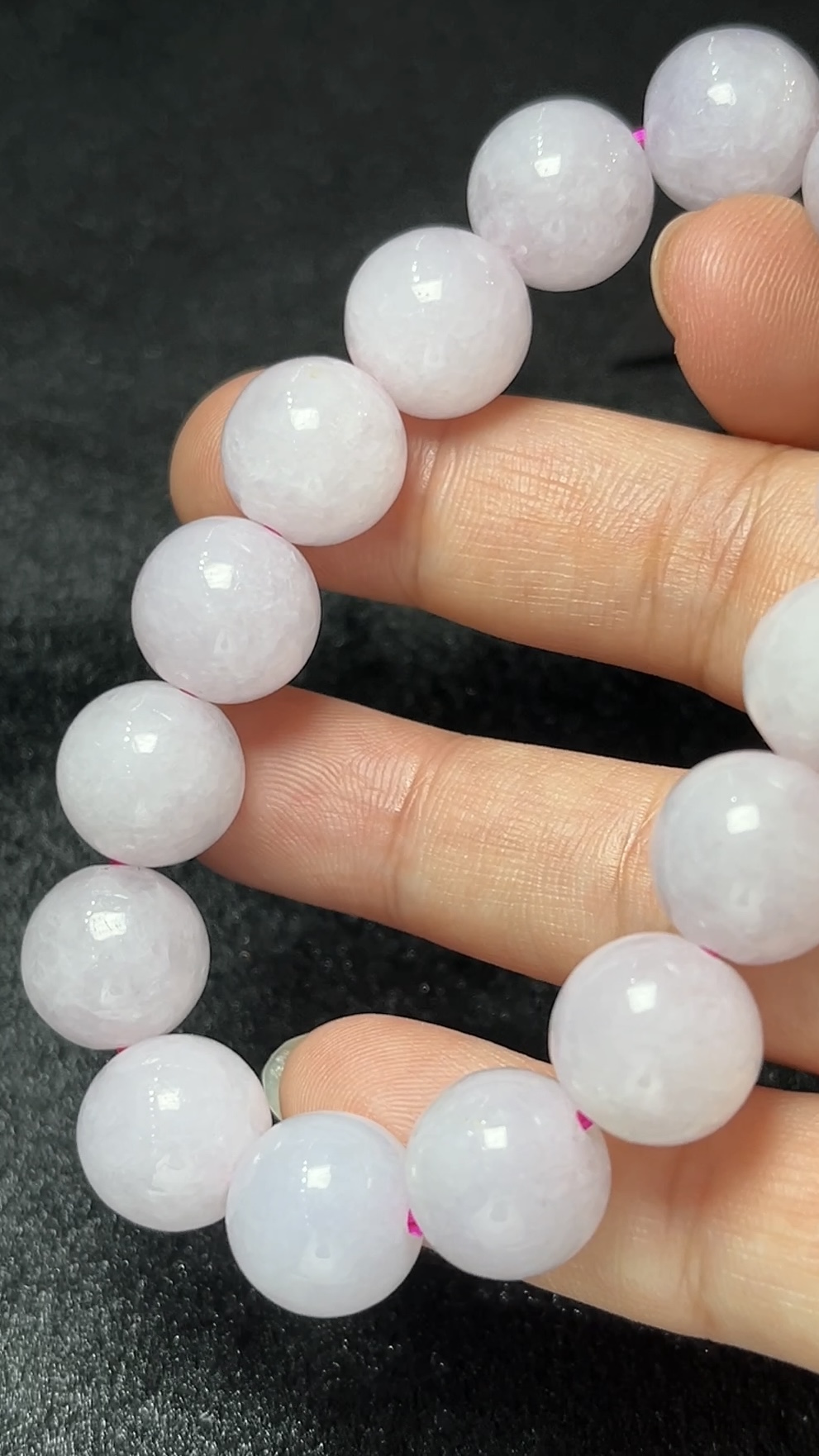 紫羅蘭翡翠圓珠手串|男女皆宜的 A 貨翡翠雅飾 天然玉器推薦 編號 #458 8 紫羅蘭翡翠圓珠手串|男女皆宜的 A 貨翡翠雅飾 天然玉器推薦 編號 #458 - Image 8