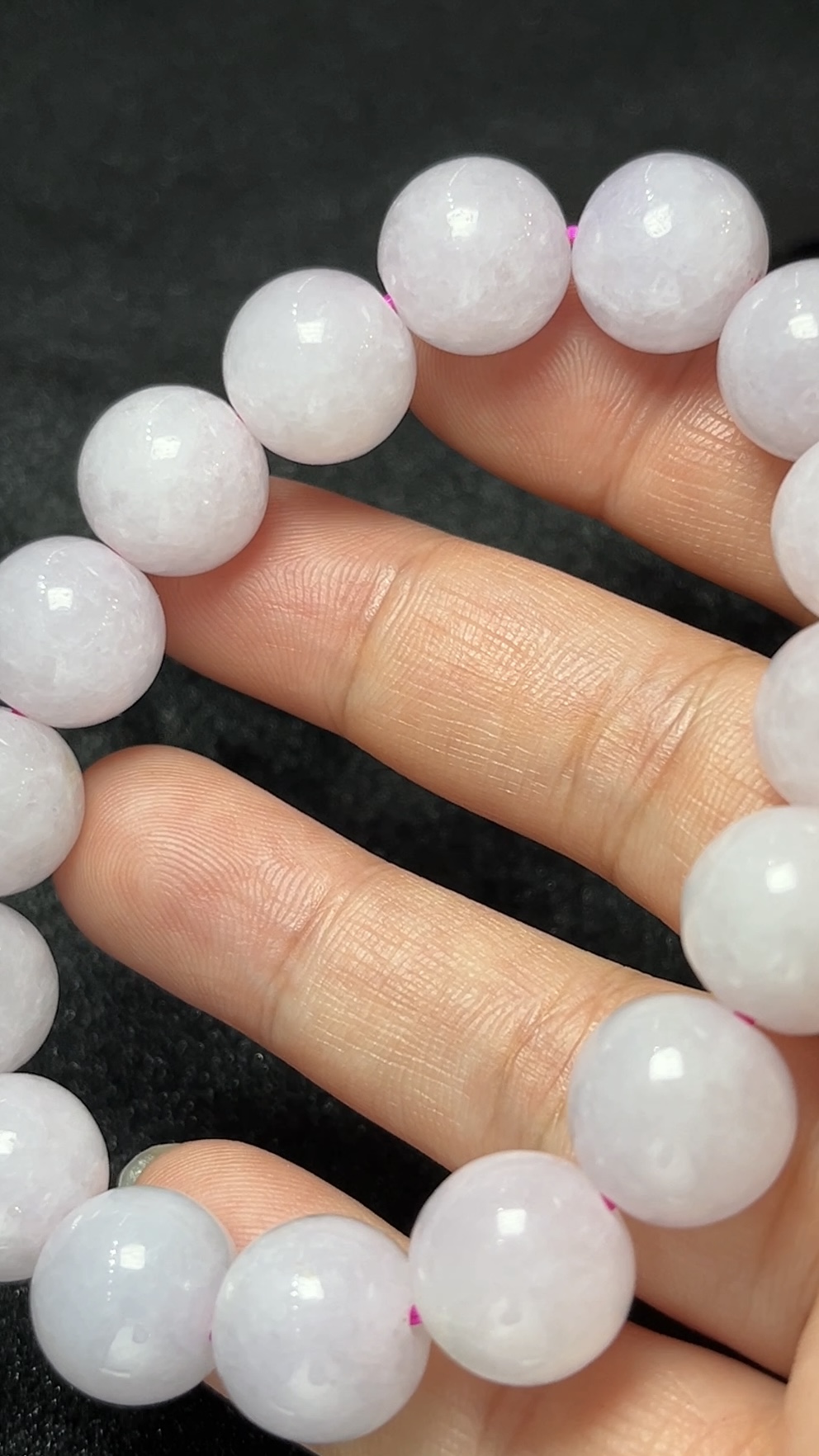 紫羅蘭翡翠圓珠手串|男女皆宜的 A 貨翡翠雅飾 天然玉器推薦 編號 #458 9 紫羅蘭翡翠圓珠手串|男女皆宜的 A 貨翡翠雅飾 天然玉器推薦 編號 #458 - Image 9