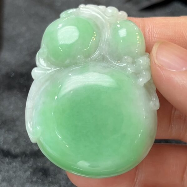 滿綠翡翠葫蘆吊墜 天然A貨翡翠 吉祥玉器 推薦編號 #463 