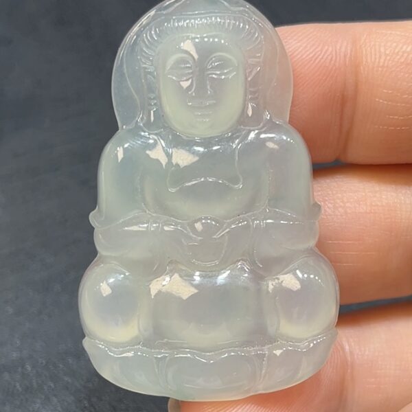 天然A貨翡翠觀音｜慈悲護佑玉器｜高質工藝玉石 商品編號#470