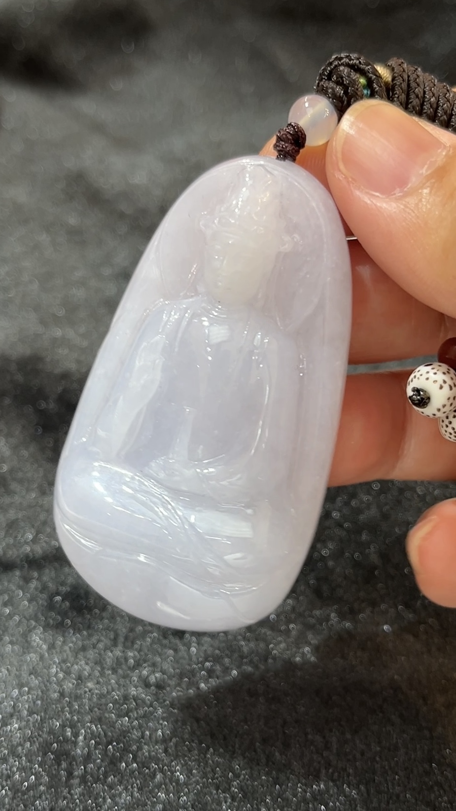 淺紫色翡翠觀音吊墜|大件厚身玉器推薦|天然 A 貨紫羅蘭翡翠吉祥守護 編號 #467 9 淺紫色翡翠觀音吊墜|大件厚身玉器推薦|天然 A 貨紫羅蘭翡翠吉祥守護 編號 #467 - Image 9