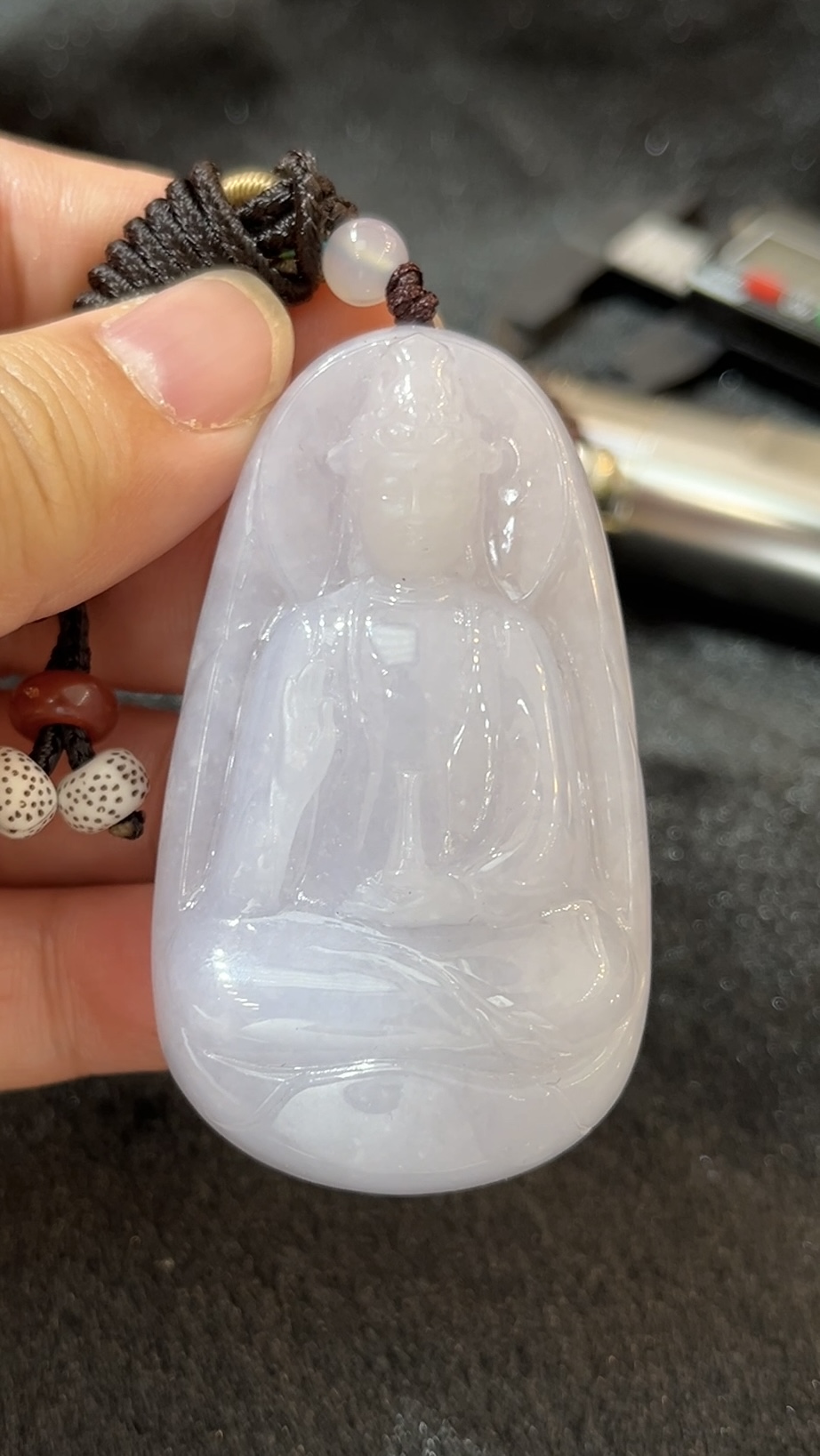 淺紫色翡翠觀音吊墜|大件厚身玉器推薦|天然 A 貨紫羅蘭翡翠吉祥守護 編號 #467 10 淺紫色翡翠觀音吊墜|大件厚身玉器推薦|天然 A 貨紫羅蘭翡翠吉祥守護 編號 #467 - Image 10